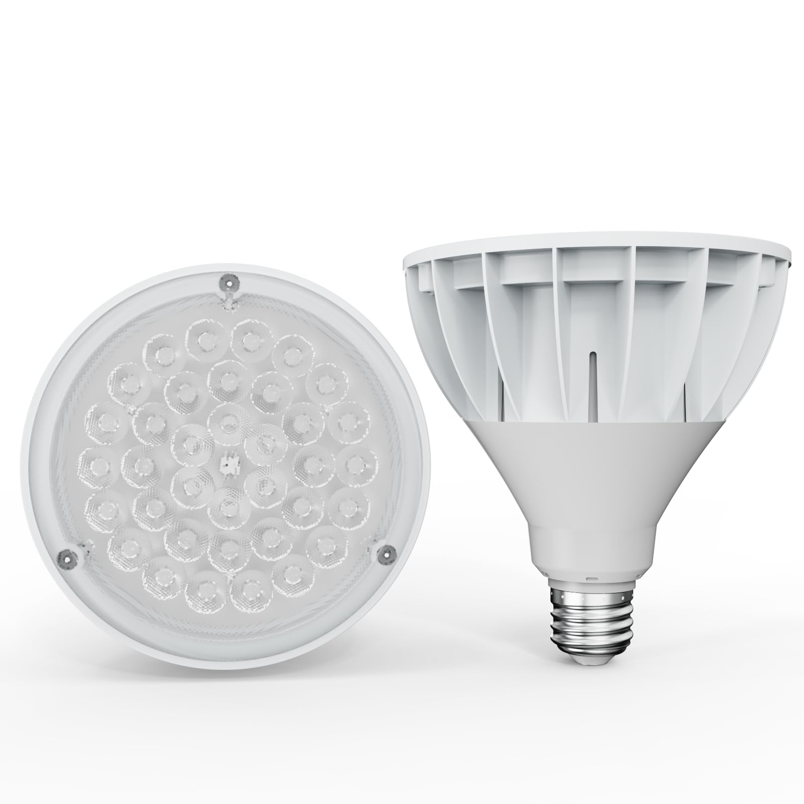 IDO PAR38 LED Flood Light Bulbs - 26W 3200 Lumens High Power Light, E26 Base 4000K Super Bright Daylight Floodlight 250 Watt Equ