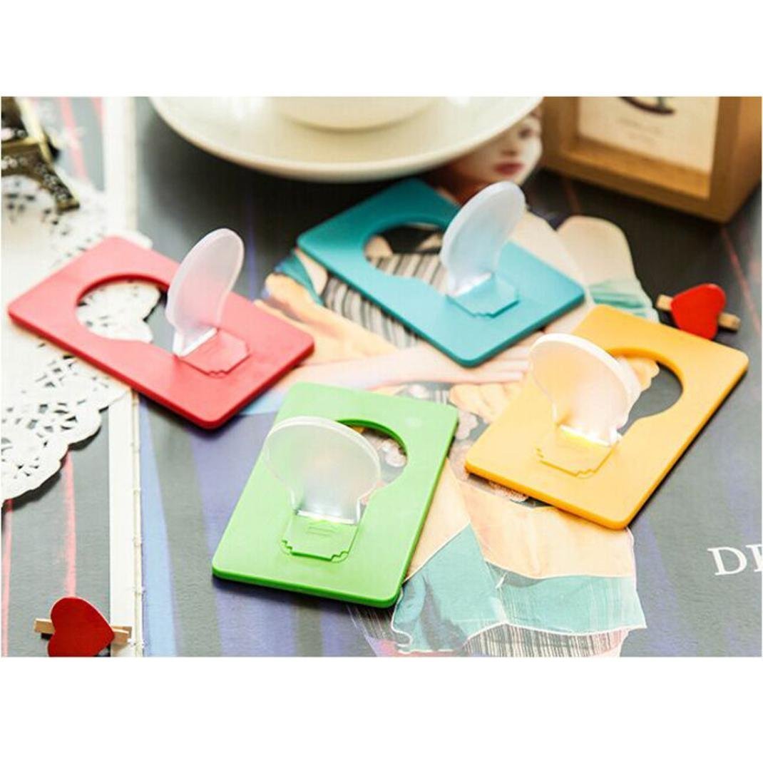 Inovat 10PCS / 10 x Mini led Credit Card/Portable/Card Pocket Light Bulb lamp Christmas Card/Switch Card Sharp led Light Bulb Bl