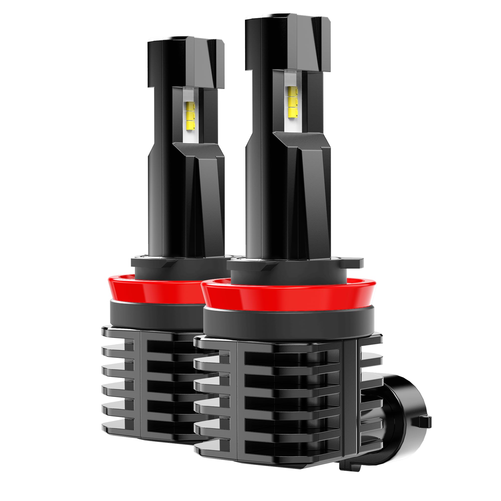 BEAMTECH H11 Fog Light Bulb - H8 H9 Replacement, 6500K, Aluminum