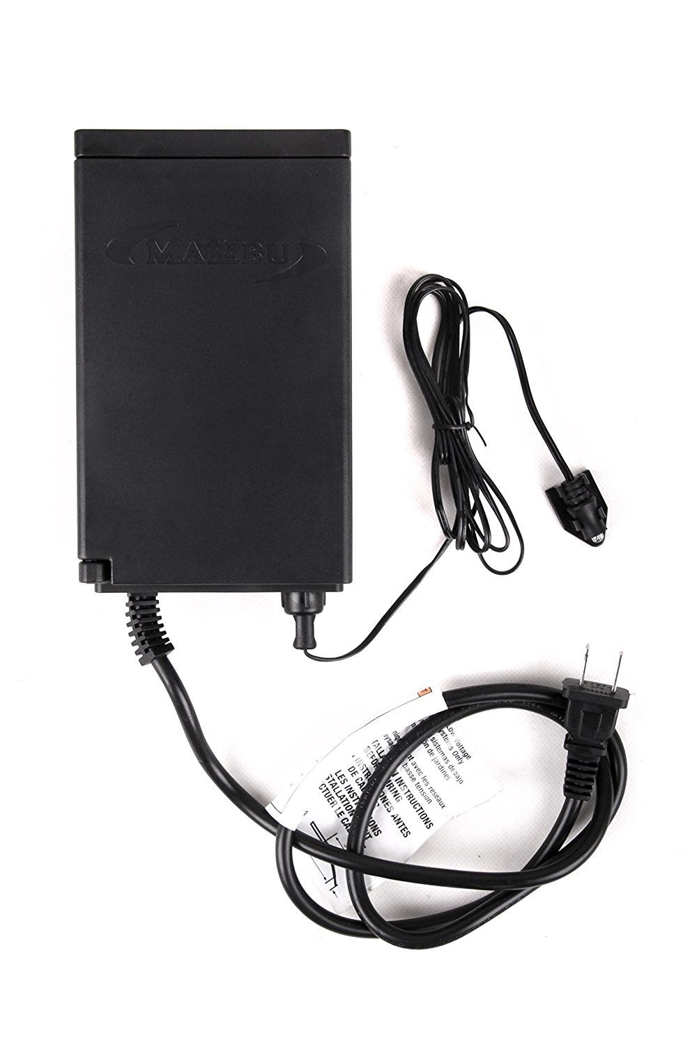 Malibu 45W Power Pack with Sensor & Weather Shield for Low Voltage Outdoor Lighting - Model 8100-9045-01, Black