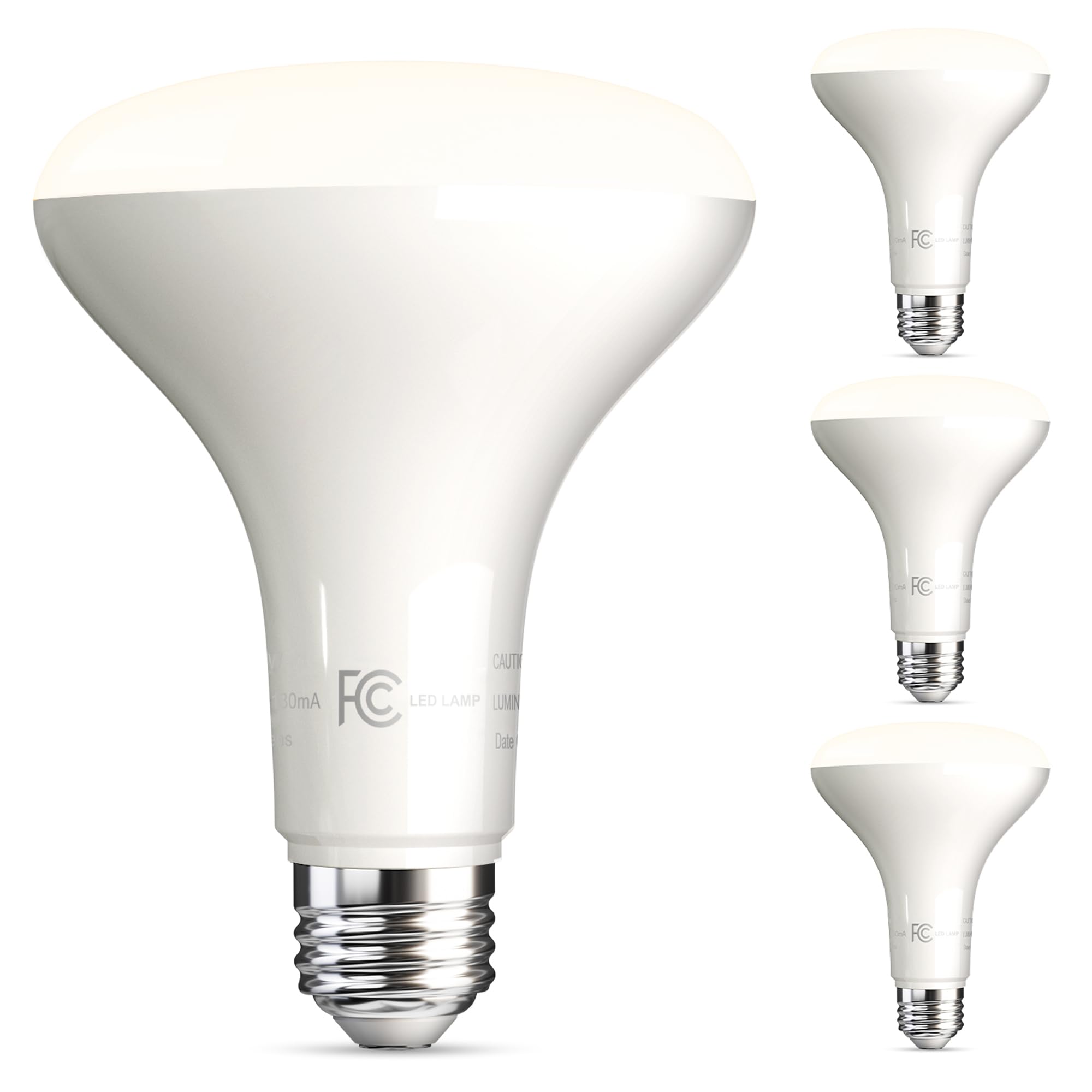 Tjoy Led Flood Light Bulb, Recessed Ceiling Bulb, Br30, 65W Equivalent Efficient 9W, Dimmable, E26, Neutral White 4000K, 10 Year