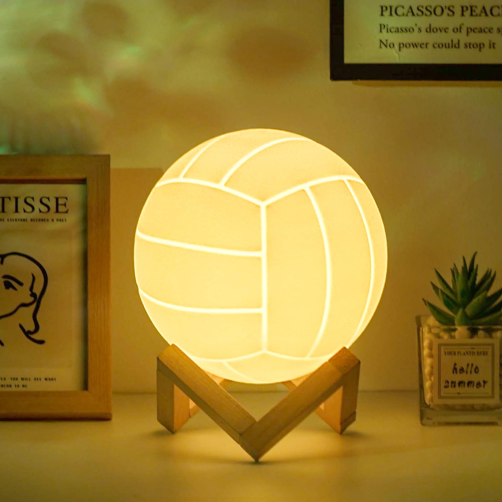 Mydhall Volleyball 3D Night Light
