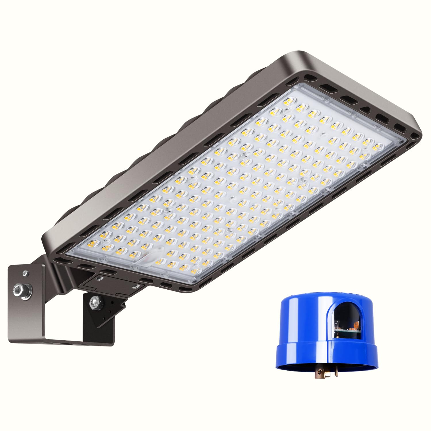 Dream Eeve 350W LED Parking Lot Light 52500LM Dusk to Dawn Photocell 5000K Outdoor Area Commercial Security Trunnion Mount IP65 