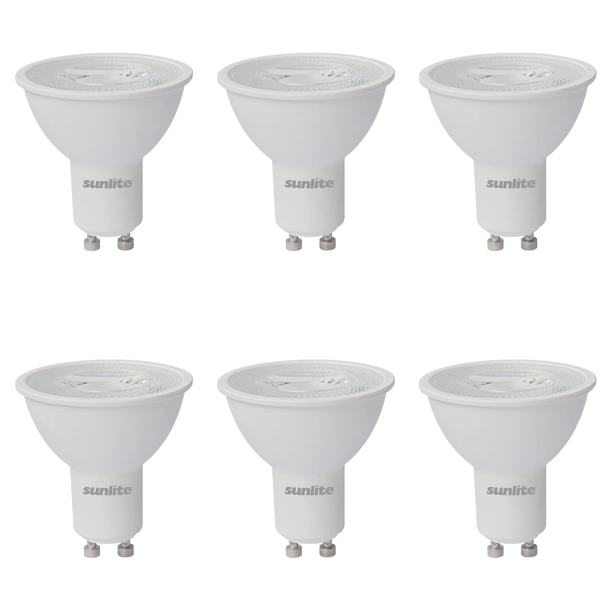 Sunlite 41654 LED MR16 Reflector Spotlight Bulb, 7 Watts (50W Halogen Bulb Replacement) 120 Volt, 550 Lumen, 35 Flood Beam, GU10