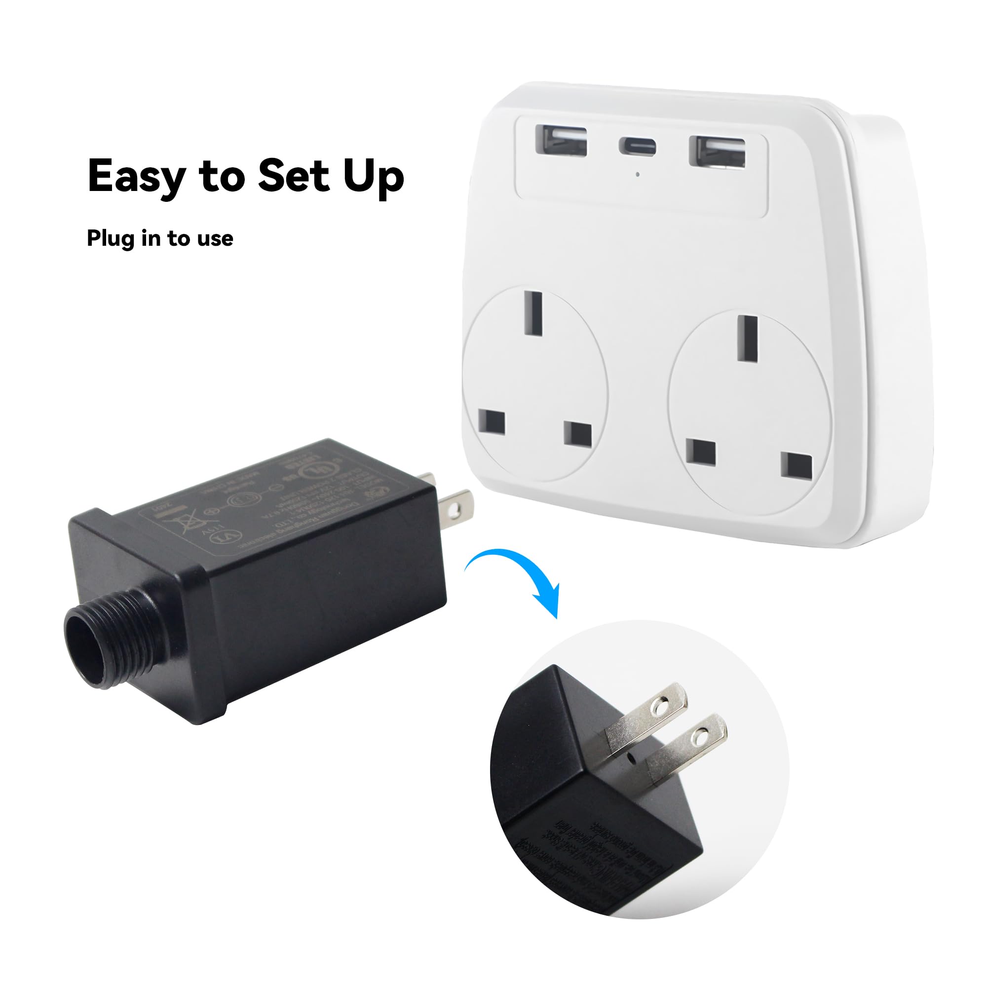 Beinuoyi Replacement Yard Inflatable Adapter Power Class 2 Power Supply 12V-1000Ma Ip44 Low Voltage Transformer For Courtyard Lawn Blow Up Inflatable Decoration