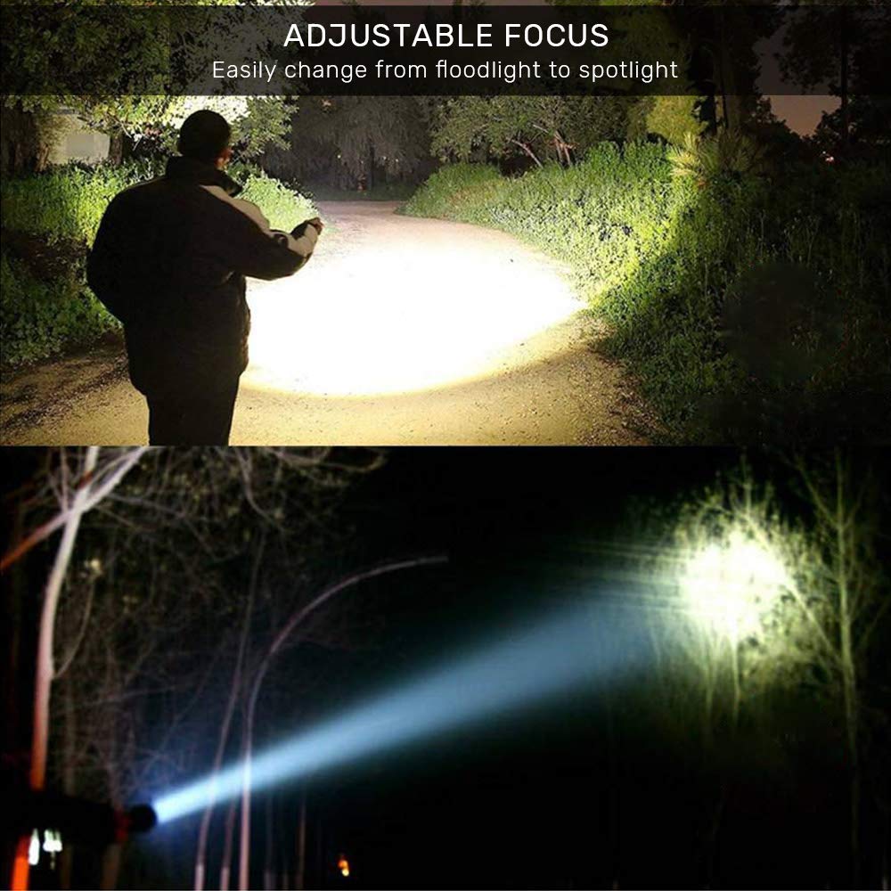 Itoncs 2000 Lumens Led Tactical Flashlight, Waterproof, 4 Modes, Magnetic, Outdoor Emergency