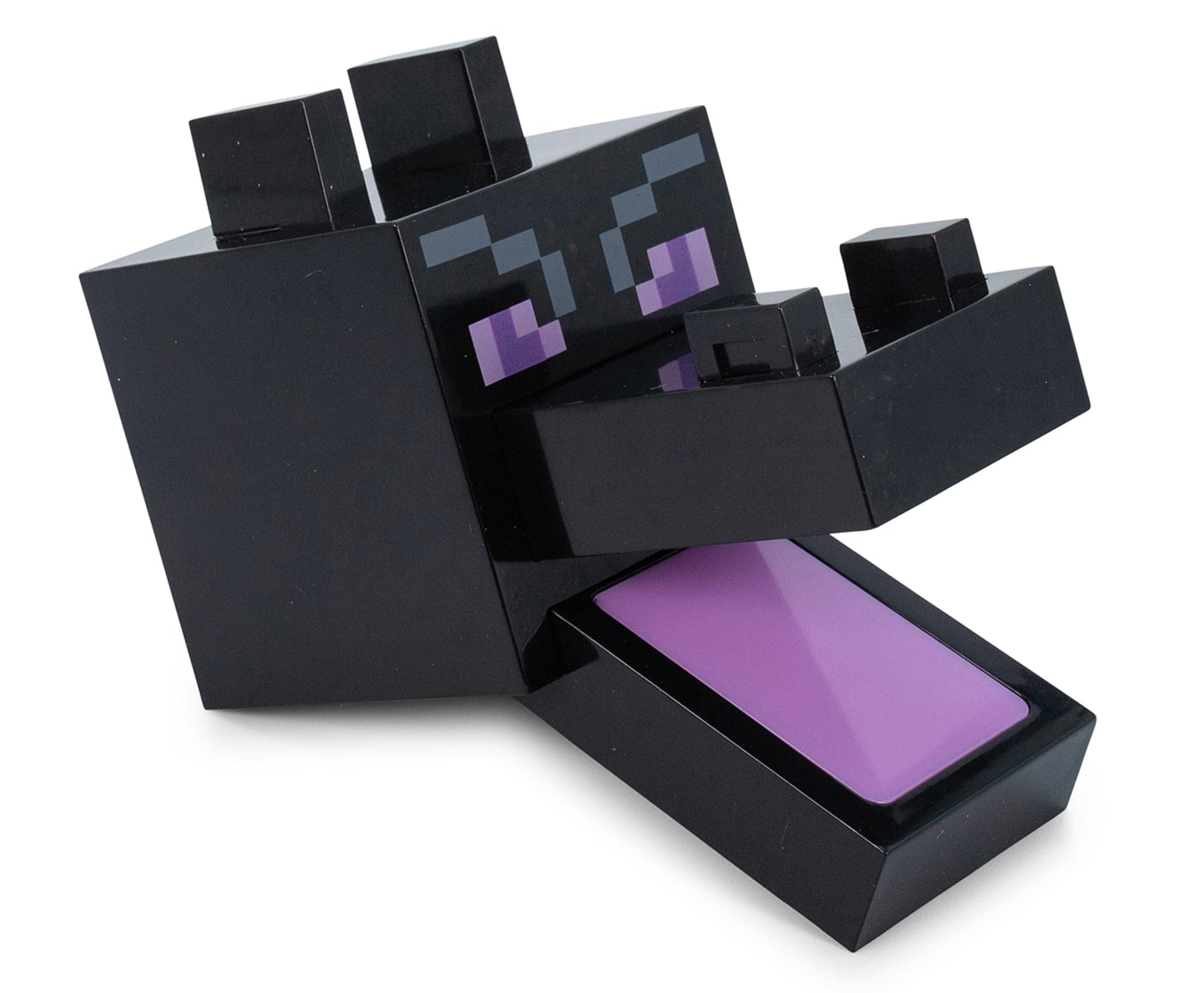 Ukonic Minecraft Ender Dragon Nightlight | LED Mood Light with Dusk to Dawn Sensor | Black Plastic | Kids Bedroom Decor
