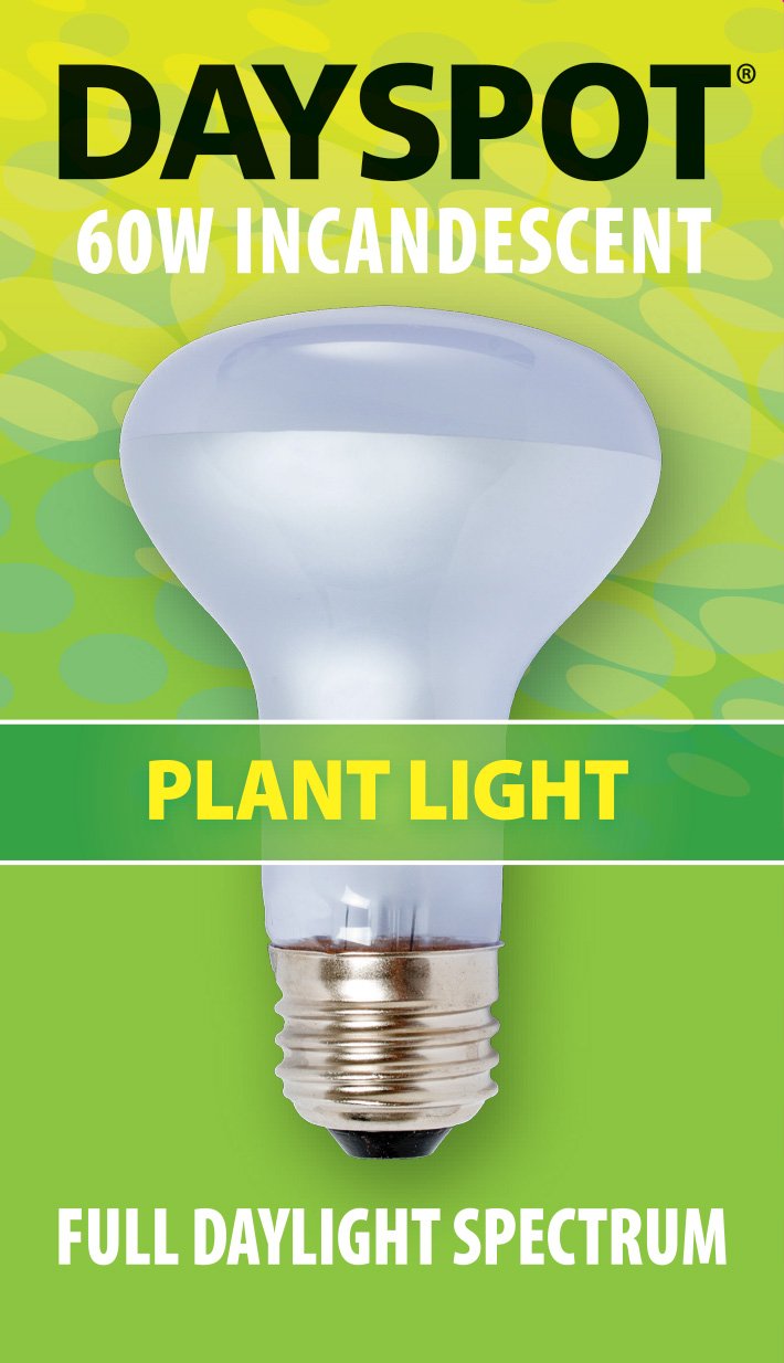 Hydrofarm Agrosun Dayspot BURP413 60W Incandescent Growlight Bulb - 1 Count, One Color