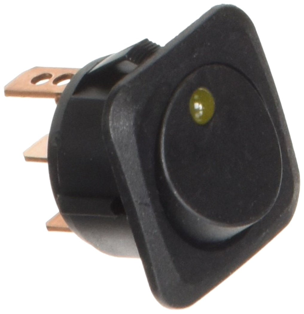 Dorman Rocker Rd LED Light, Model 84882, Black/Amber, Plastic Material