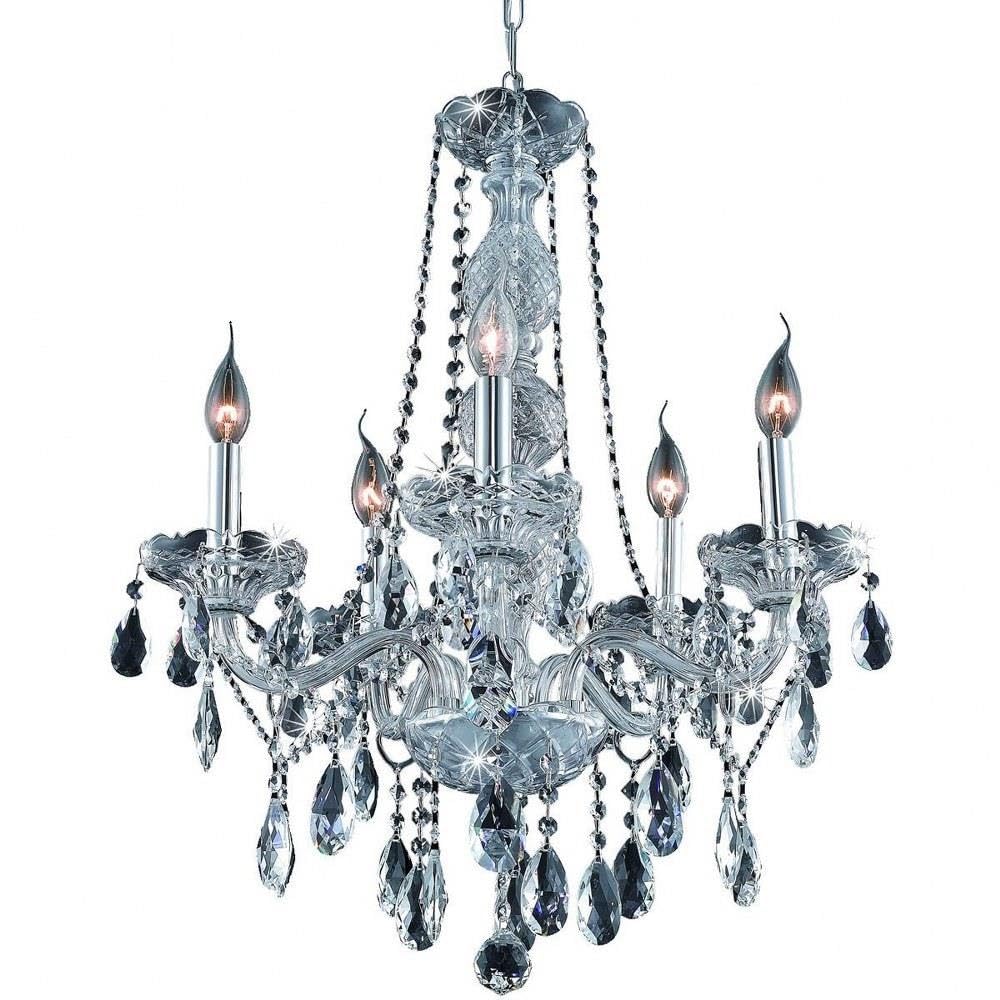 Elegant Lighting 7955D21C/RC Royal Cut Crystal, 8.5" x 21" x 26"