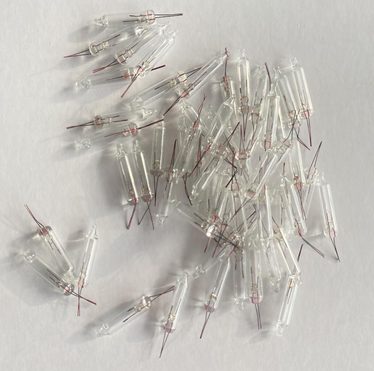 Generic 12 Volt Mini Christmas Replacement Bulbs For Incandescent String Lights, Pinched Base, 0.96 Watt, 80 Ma (100), White
