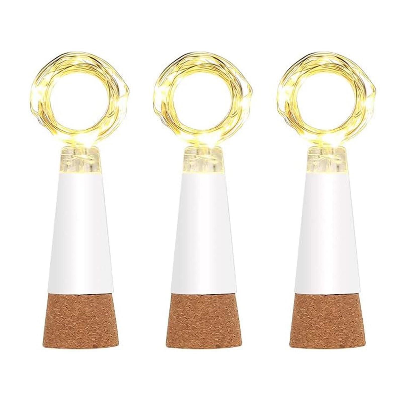 Leegoal Led Cork Bottle Lights, Waterproof Rechargeable Usb Led String Lights Fairy Lights With 2M 20 Led, Great For Diy, Party, Christmas Decoration, Halloween, Wedding