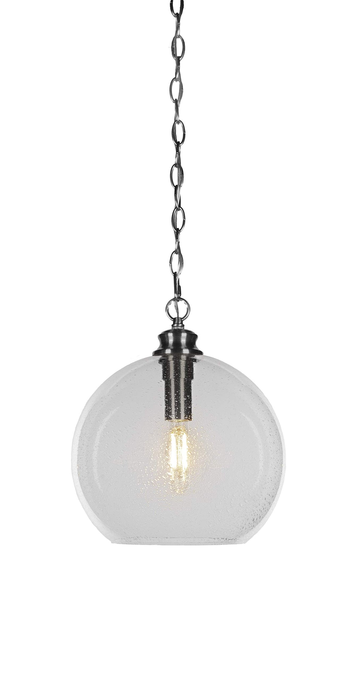 Toltec Lighting Kimbro 1 Light Pendant In Brushed Nickel (91-Bn-4370)
