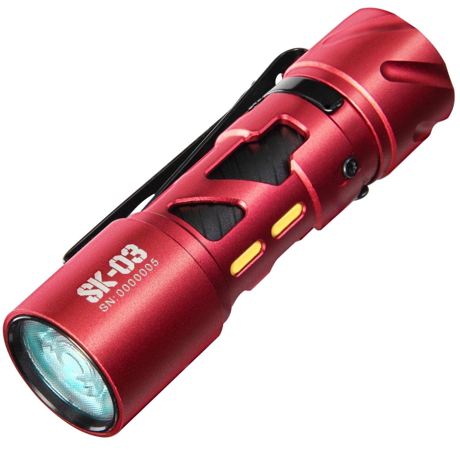 LOOP GEAR SK03 EDC Flashlight Rechargeable 1000 High Lumens, LED Pocket Flashlight with Clip, Supports Fast Charging IP65 Waterp