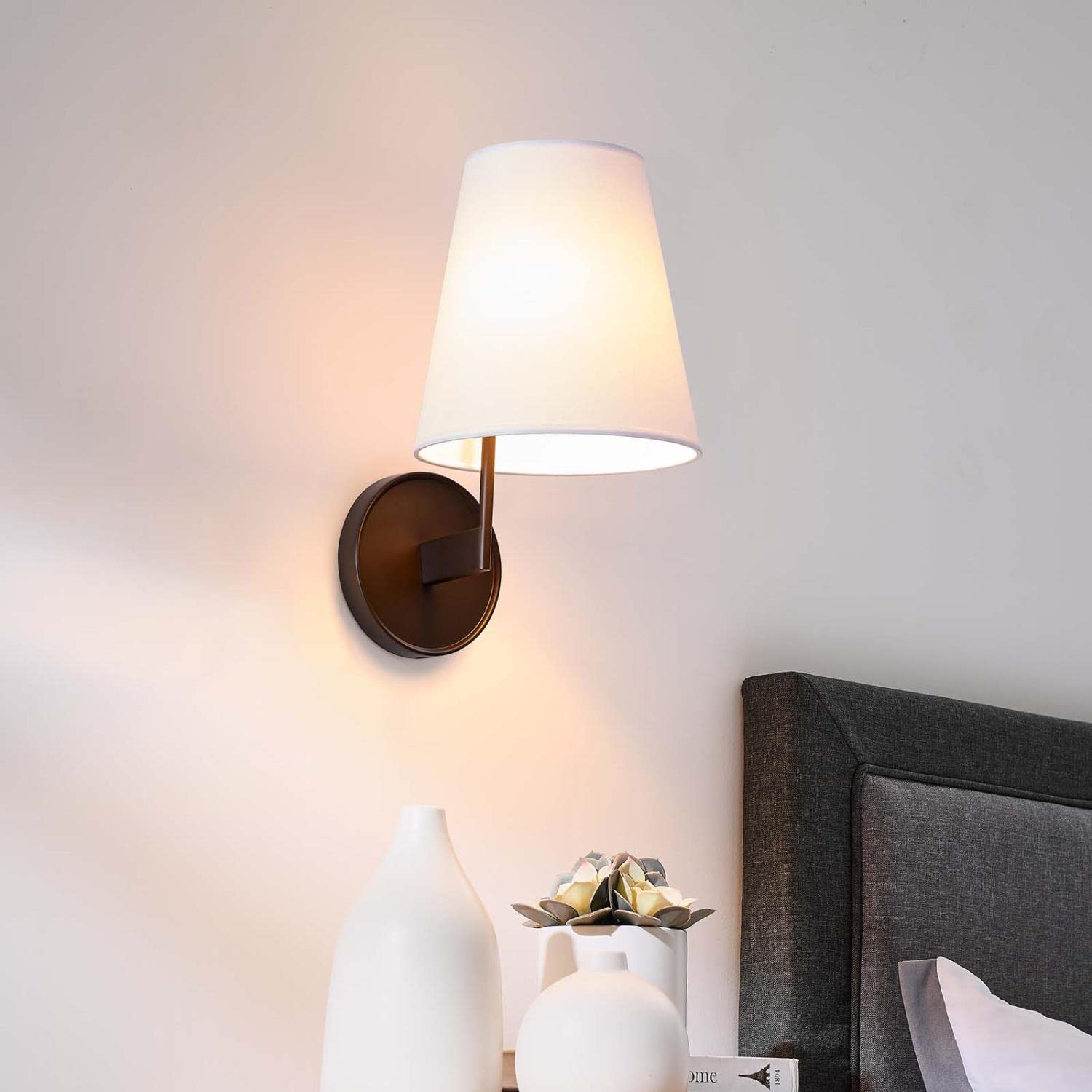 Modway Surround Wall Scounce in White Brass