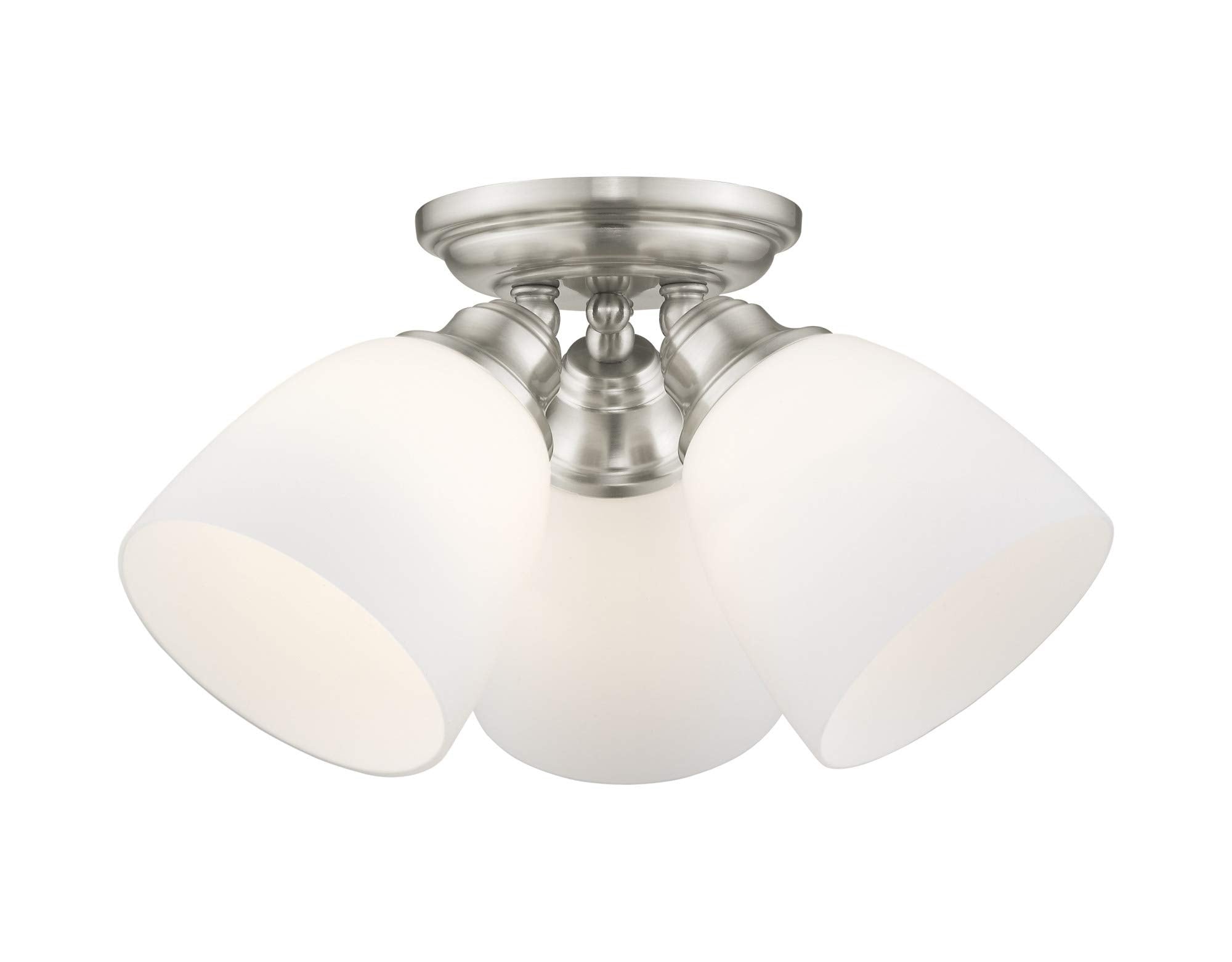 Livex Lighting 13664-05 Somerville 3-Light Ceiling Mount, Chrome