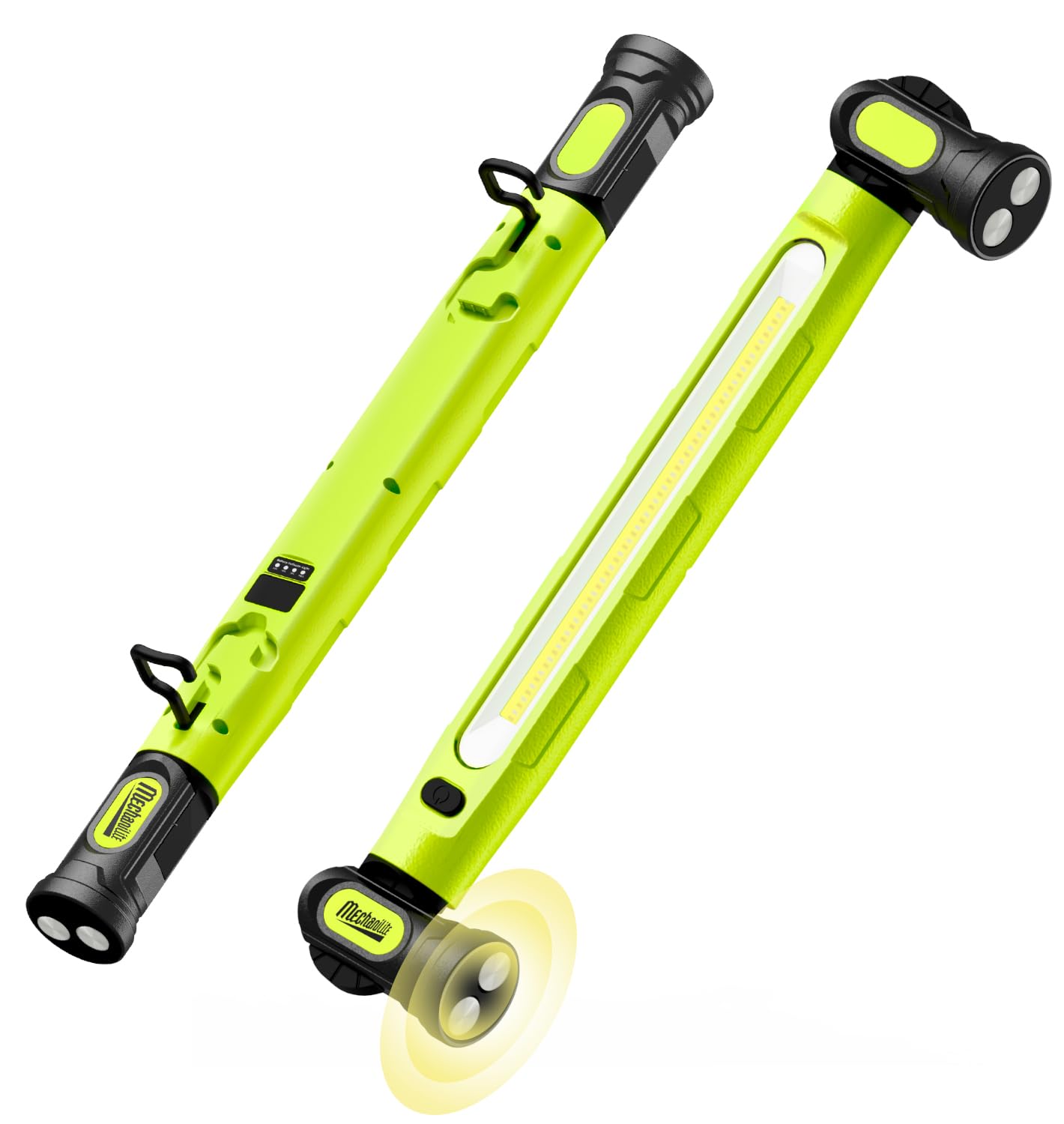 MechaniLite LED Magnetic Work Light Bar, 3000LM, Cordless Rechargeable, Model UDL-G-CA, Green