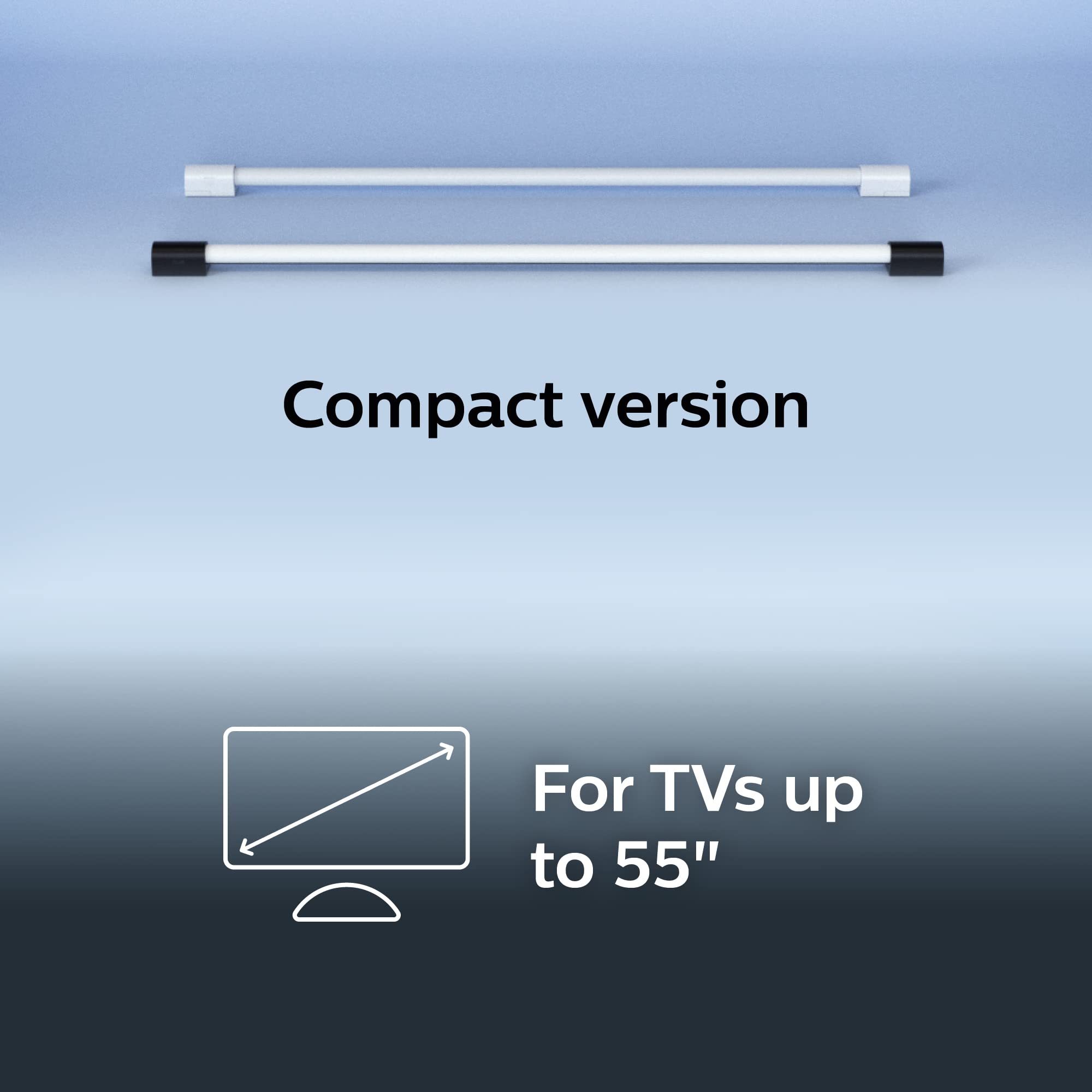 Philips Hue Play Gradient Light Tube, White, Compact, Model 573717, Synthetic Polymer
