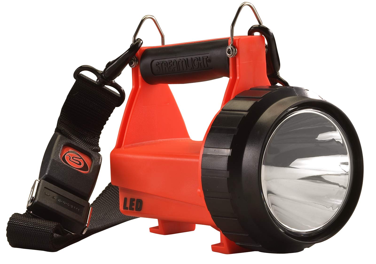 Streamlight 44454 Fire Vulcan 180-Lumen LED Flashlight with Dual Rear LEDs, Quick Release Shoulder Strap and Without Charger, Or