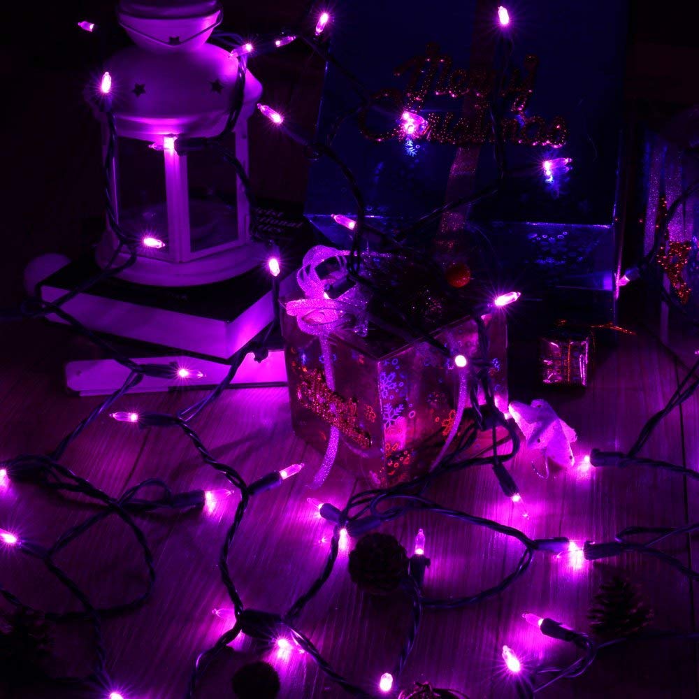 Brizled 33Ft 100 Led Purple Halloween String Lights, Ul Certified, Connectable, Outdoor/Indoor, Perfect For Parties And Holidays