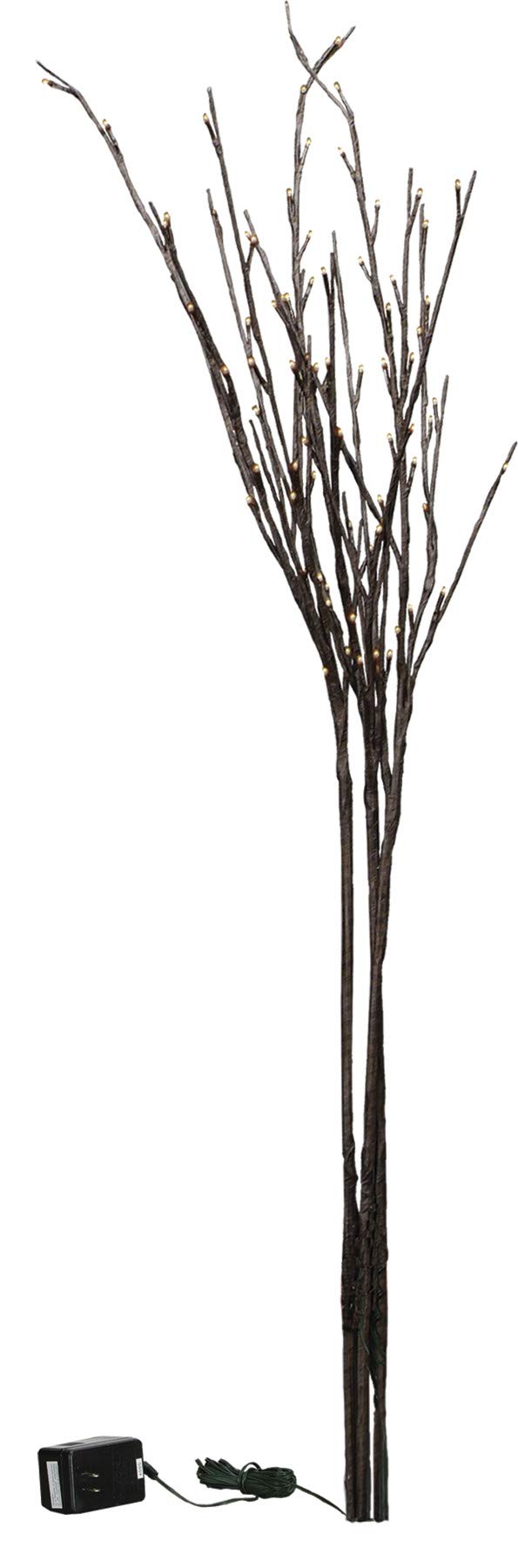 Primitives By Kathy 3-Stemmed Lighted Twig, 39-Inches Tall, Willow