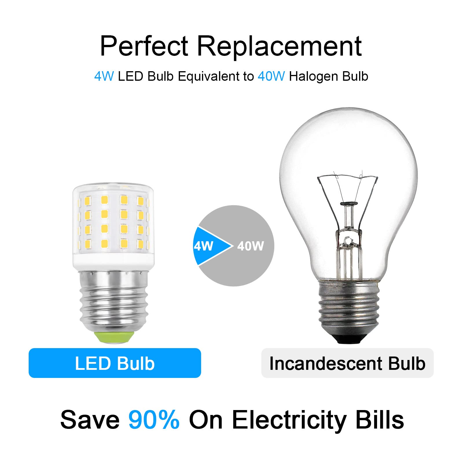 Zhenming For Frigidaire Light Bulb Kei D34L Refrigerator Bulb 5304511738 Kel 3418L Ac 100-265V 3.5W Led Refrigerator Light Bulbs