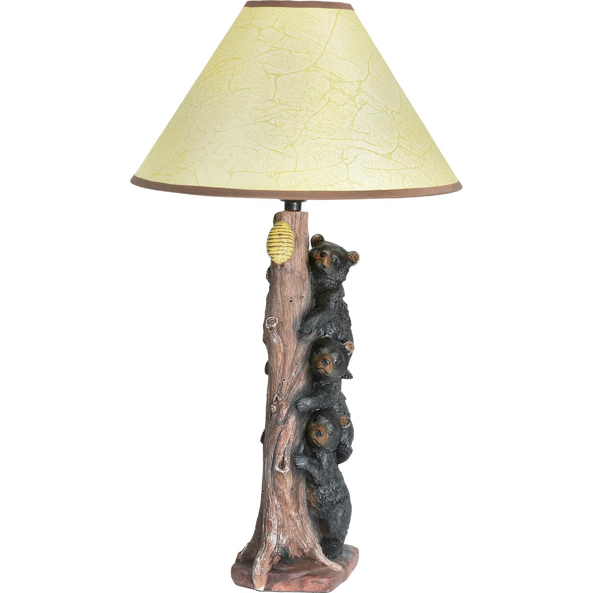 BLACK FOREST DECOR Three Black Bears Figurine - Model 674956108839
