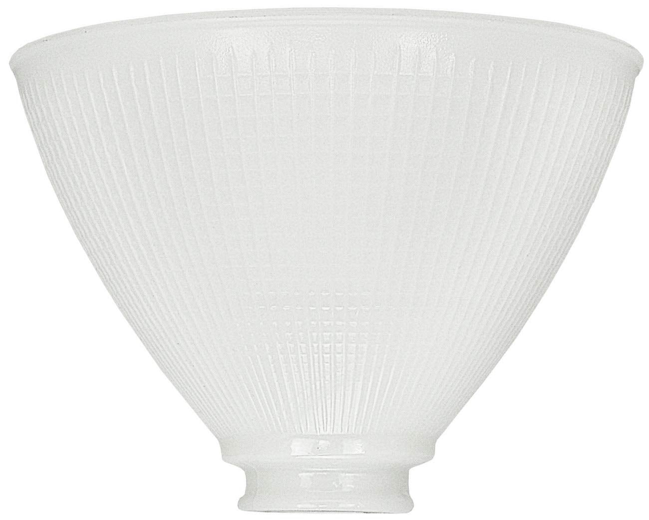 Upgradelights 8 Inch Glass Floor Lamp Reflector Shade Glass Lamp Glass-New