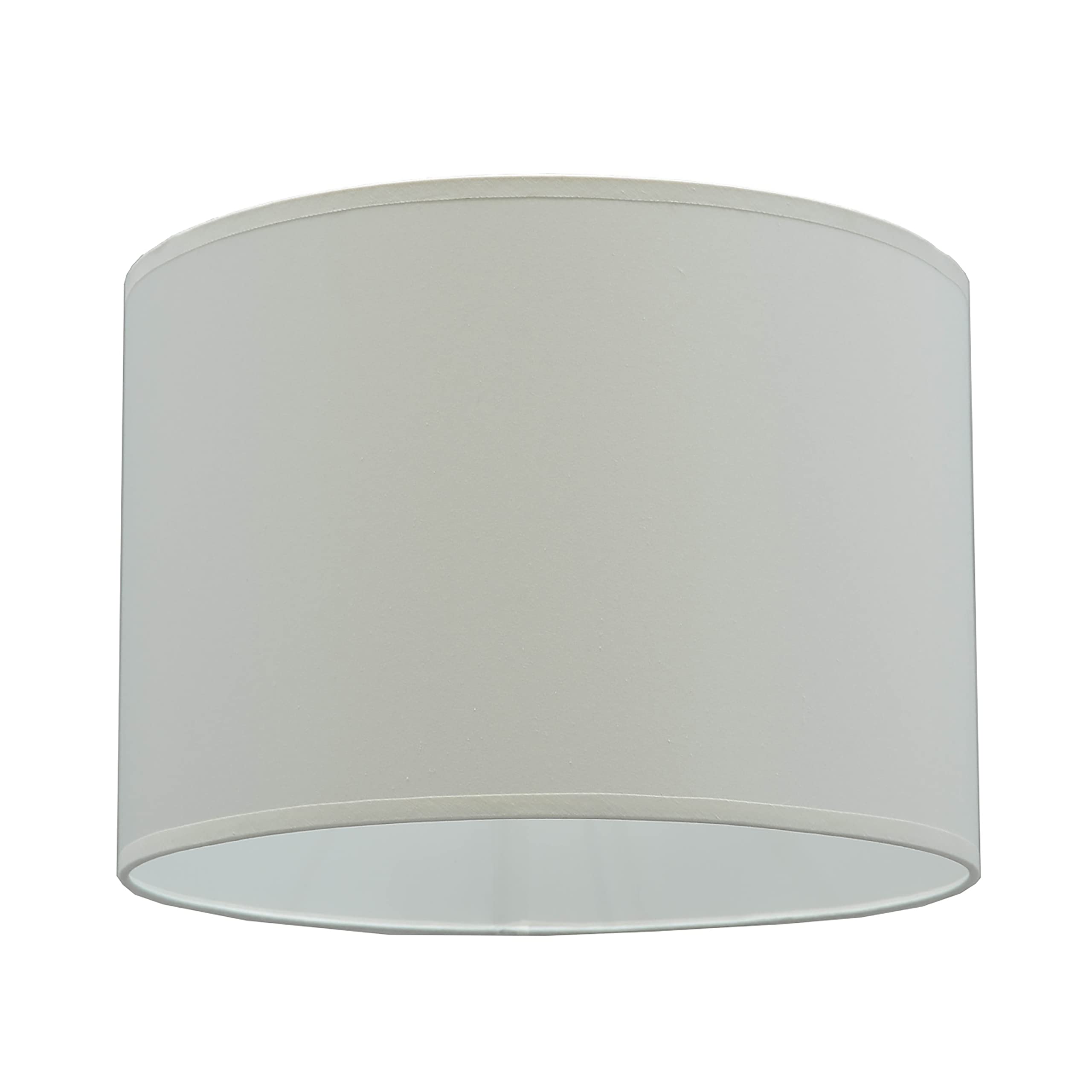 Aspen Creative 31012A Transitional Hardback Drum Shape Spider Construction Lamp Shade In Off White, 14&quot; X 14&quot; X 11&quot;