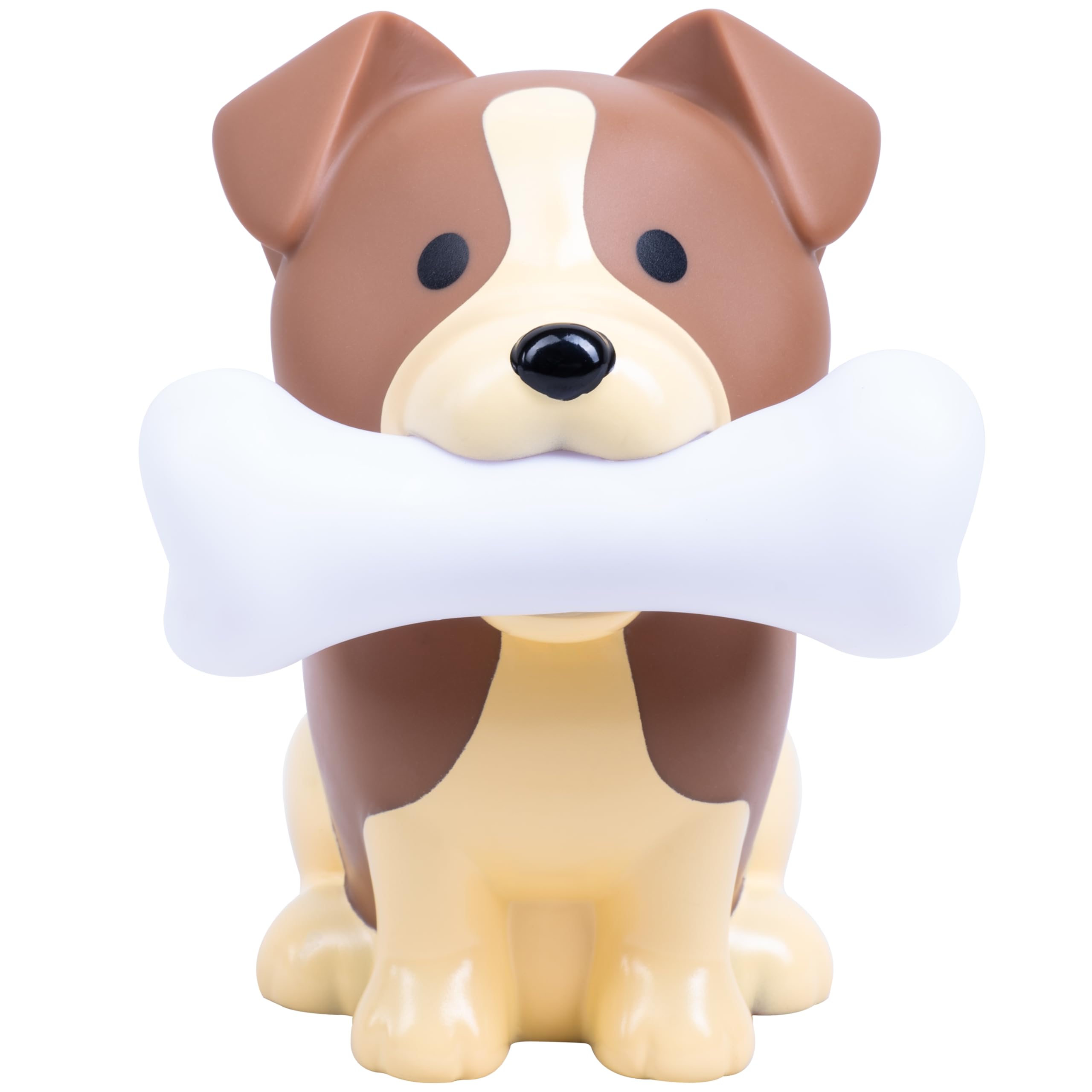 Fizz Creations Rufus The Dog Mood Light - Small Multicolor LED Lamp - Battery Operated Plastic Night Light for Kids & Dog Lovers