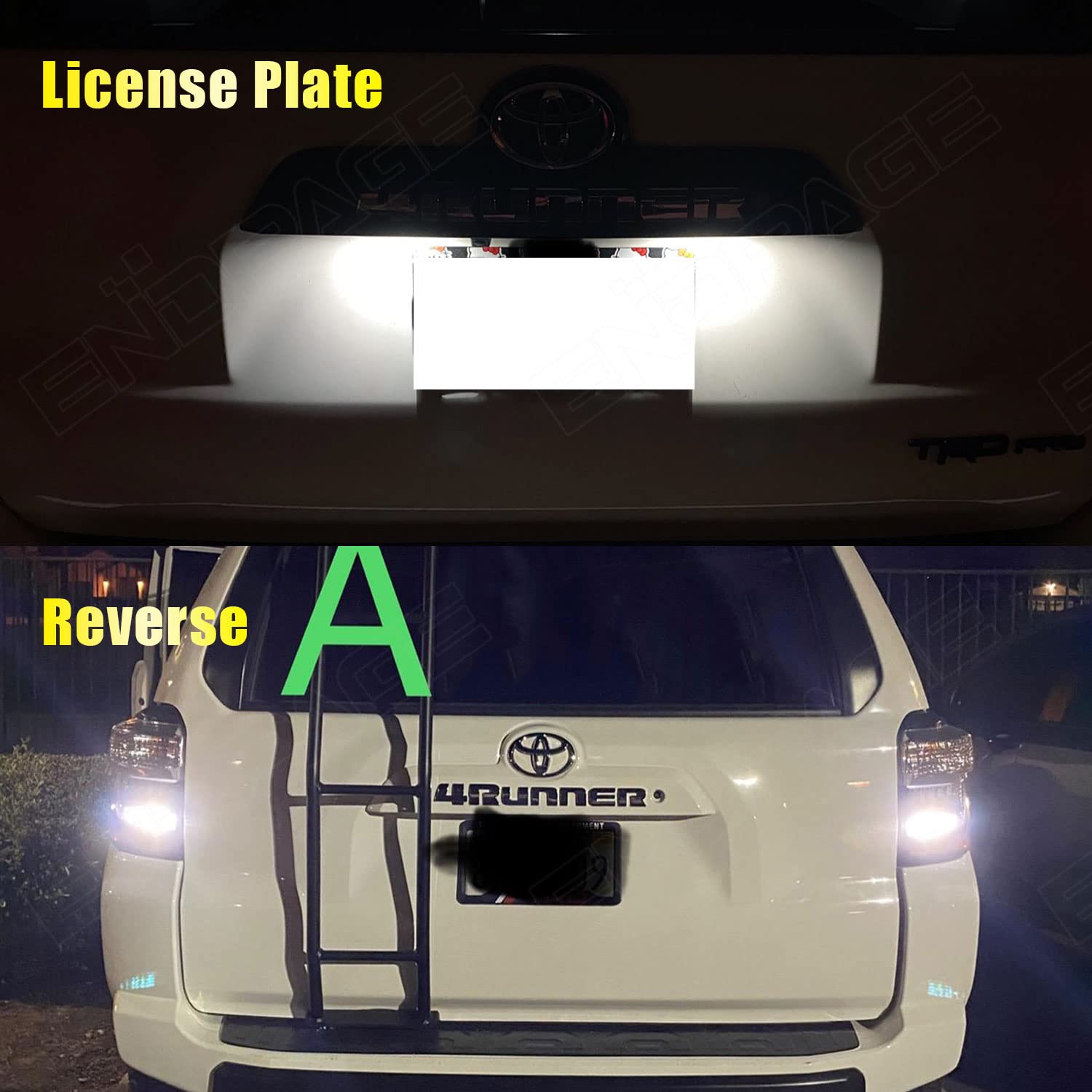 Endpage 18-Pieces 4Runner Led Interior Light Kit Package For Toyota 4Runner 2010 2011 2012 2013 2014 2015 2016 2017 2018 2019 2020 2021 2022 + License Plate Lights, Reverse Lights, Install Tool
