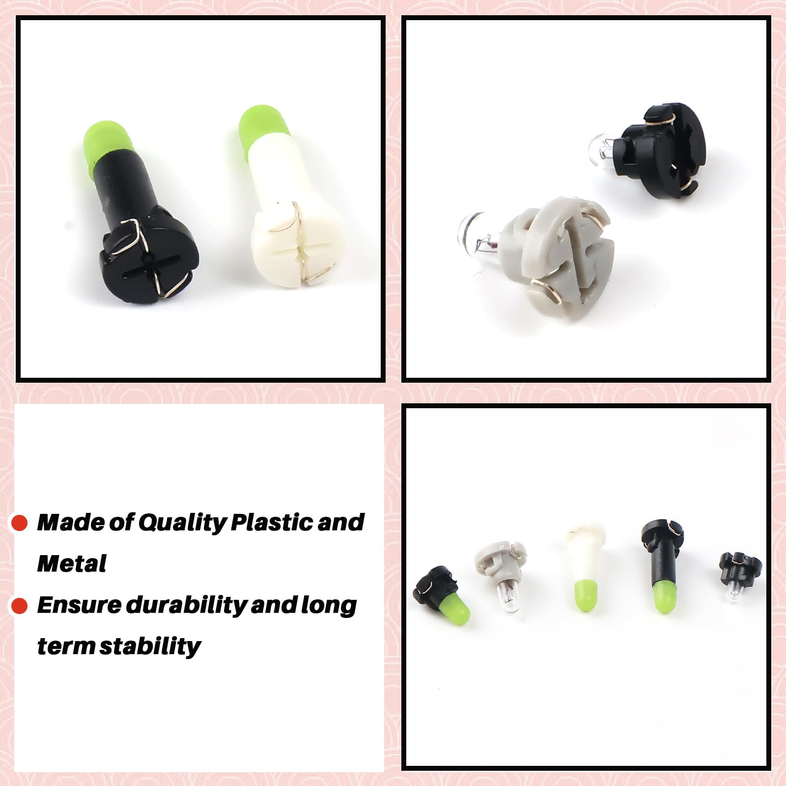 FEIMAOTUI Cooler Control Switch Bulb for Toyota 4Runner 2003-2009, Model 90010-09015, Premium Quality, 10PCS