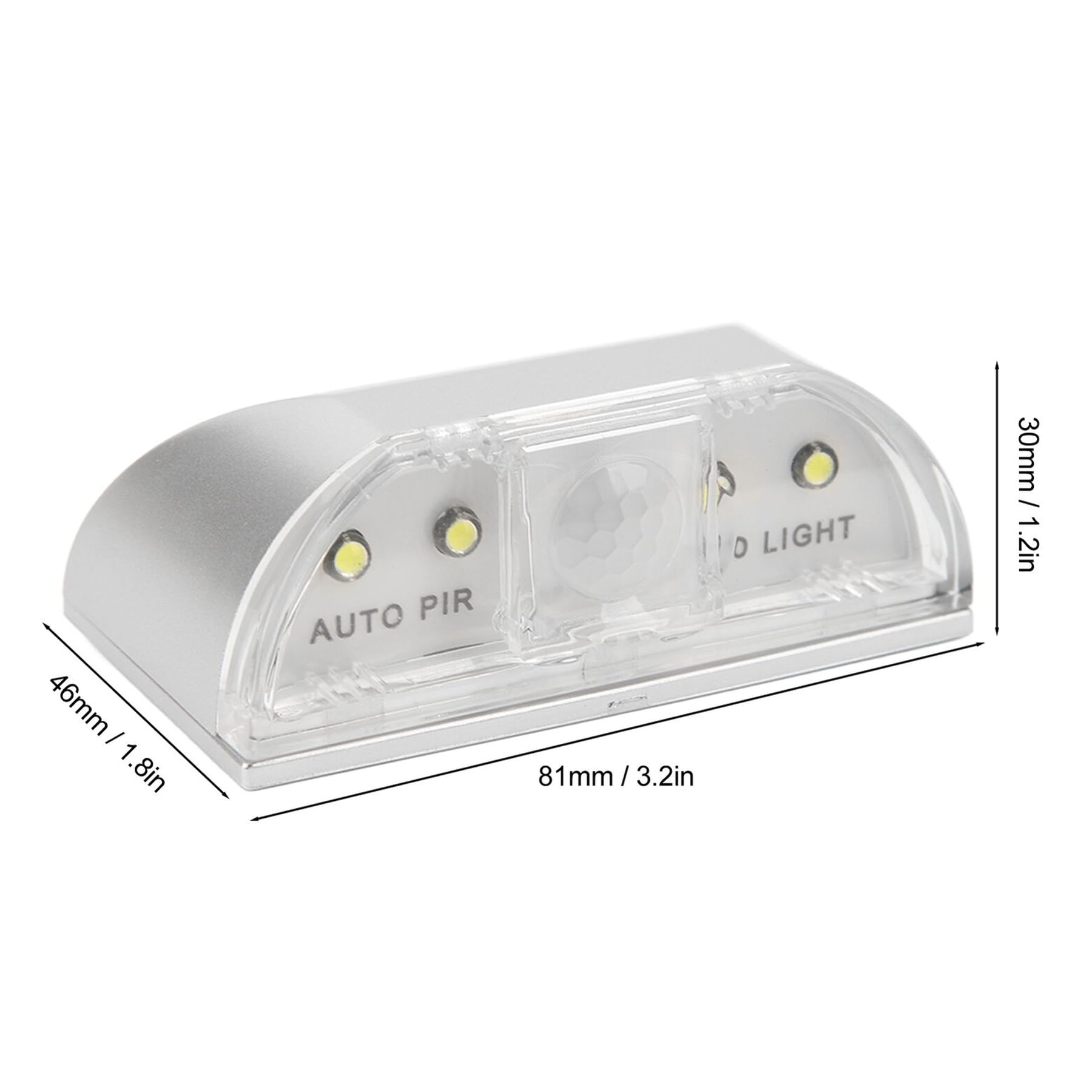 Sourcingbay Key Light - Auto PIR Motion Activated LED for Door Entryway, Silver
