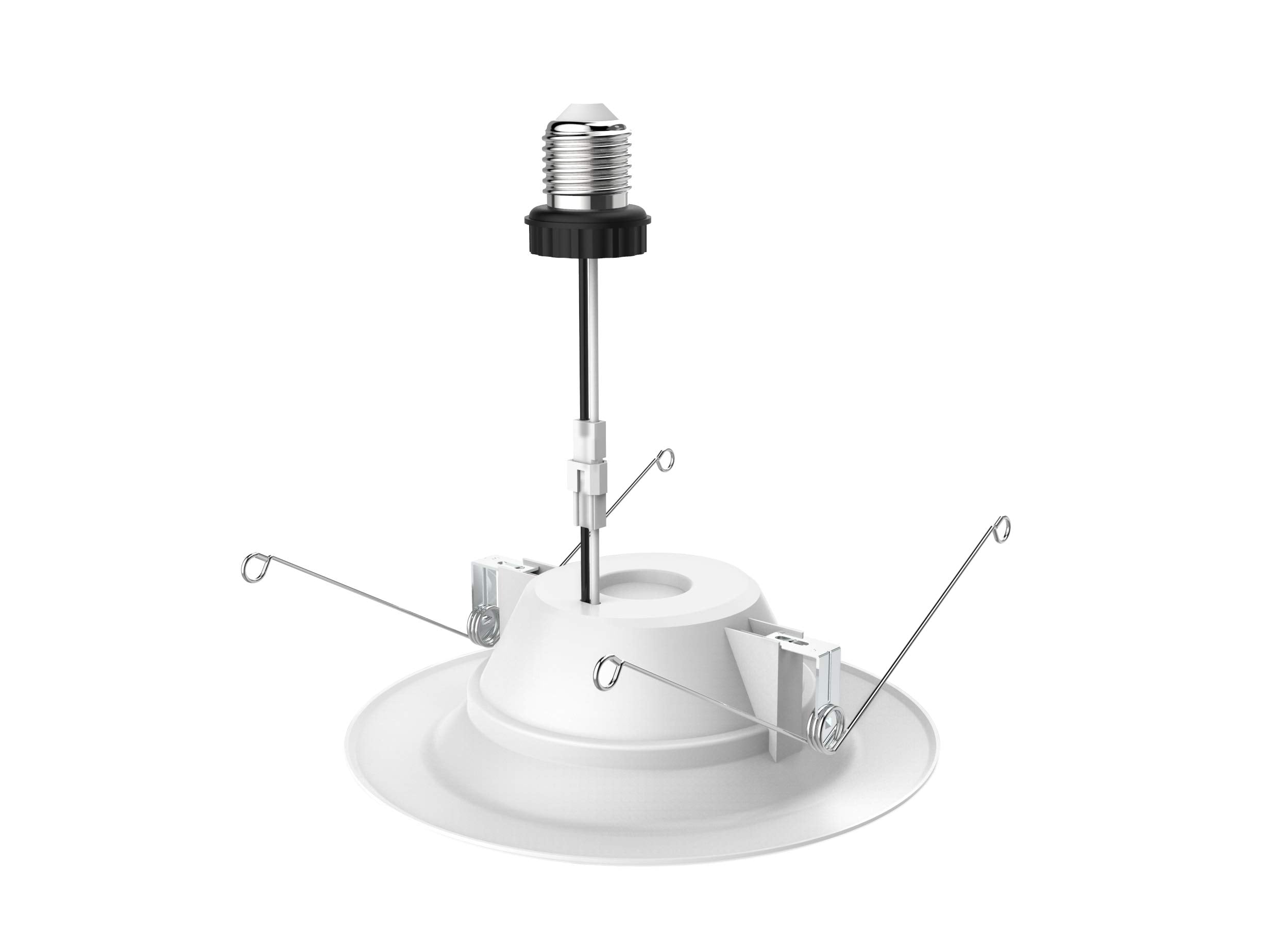 Satco LED Recessed Downlight Retrofit S29313, 9.8W, 5-6 Inches, White, Plastic