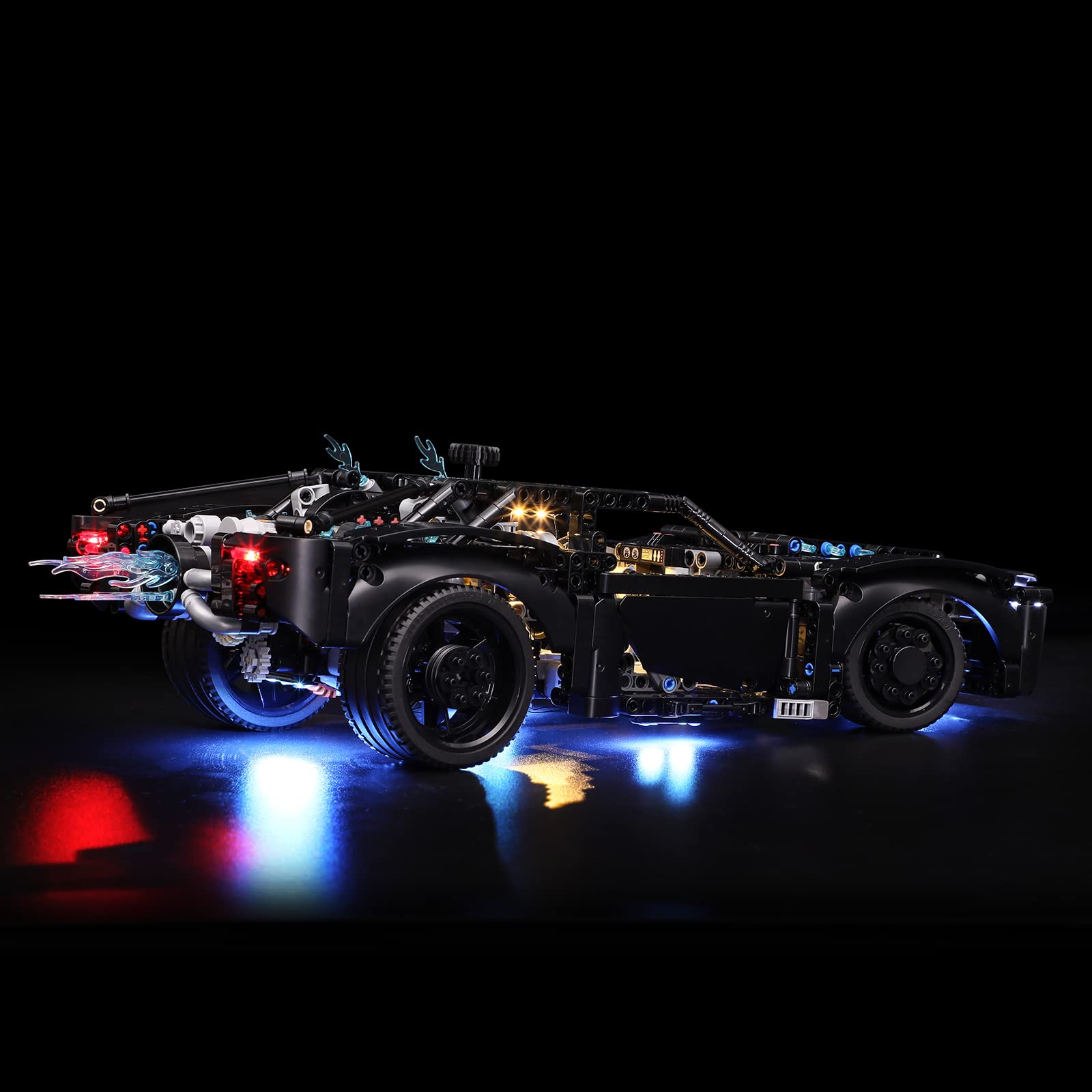 LIGHTAILING Led Light for Lego 42127 Technic The Batman Batmobile Model - Multicolor - Medium - Model 76182