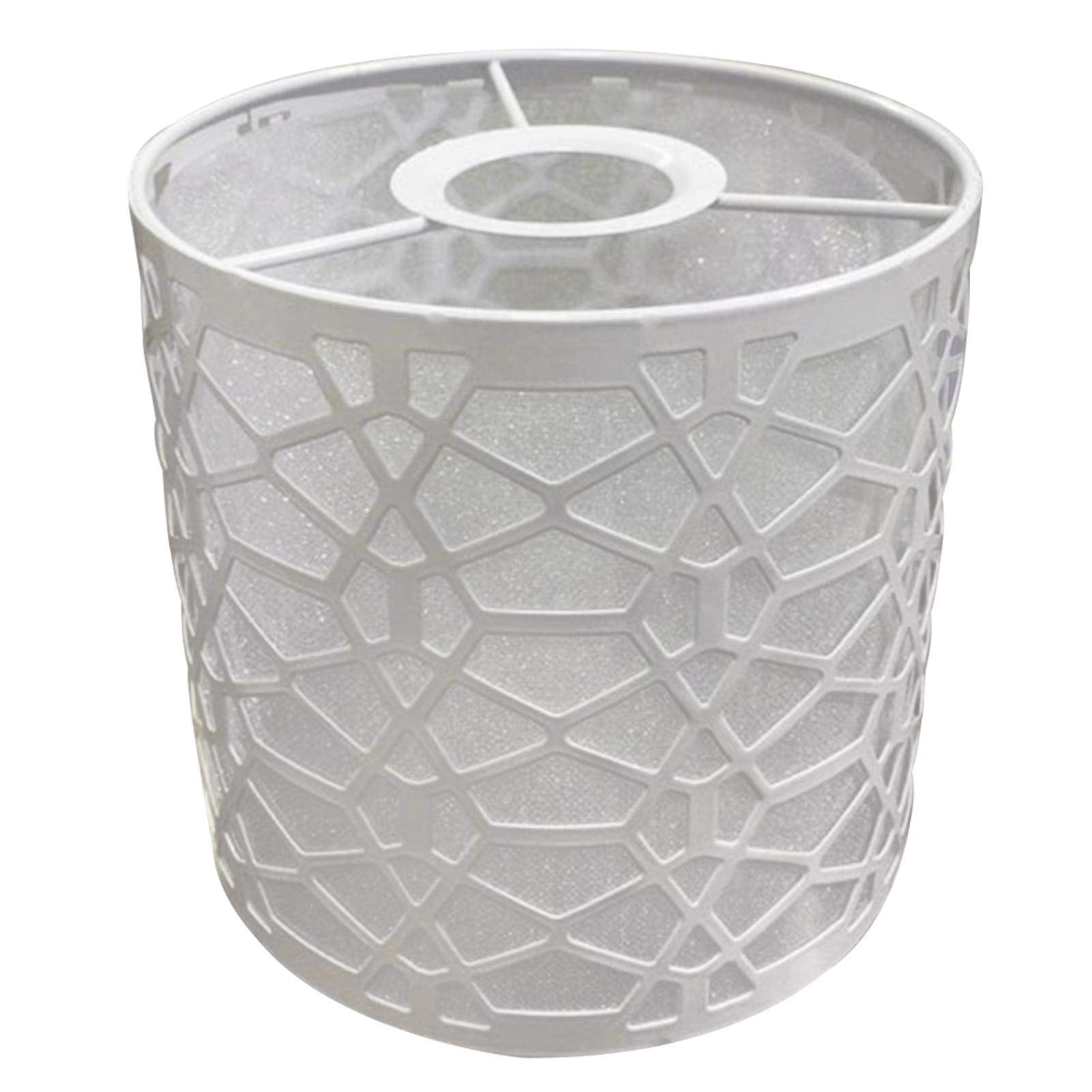 Ekdjkk Metal Bulb Guard Lamp Cage For Pendant Light, Lamp Holder, White Ceiling Pendant Light Lampshade Ceiling Fan Light Bulb C