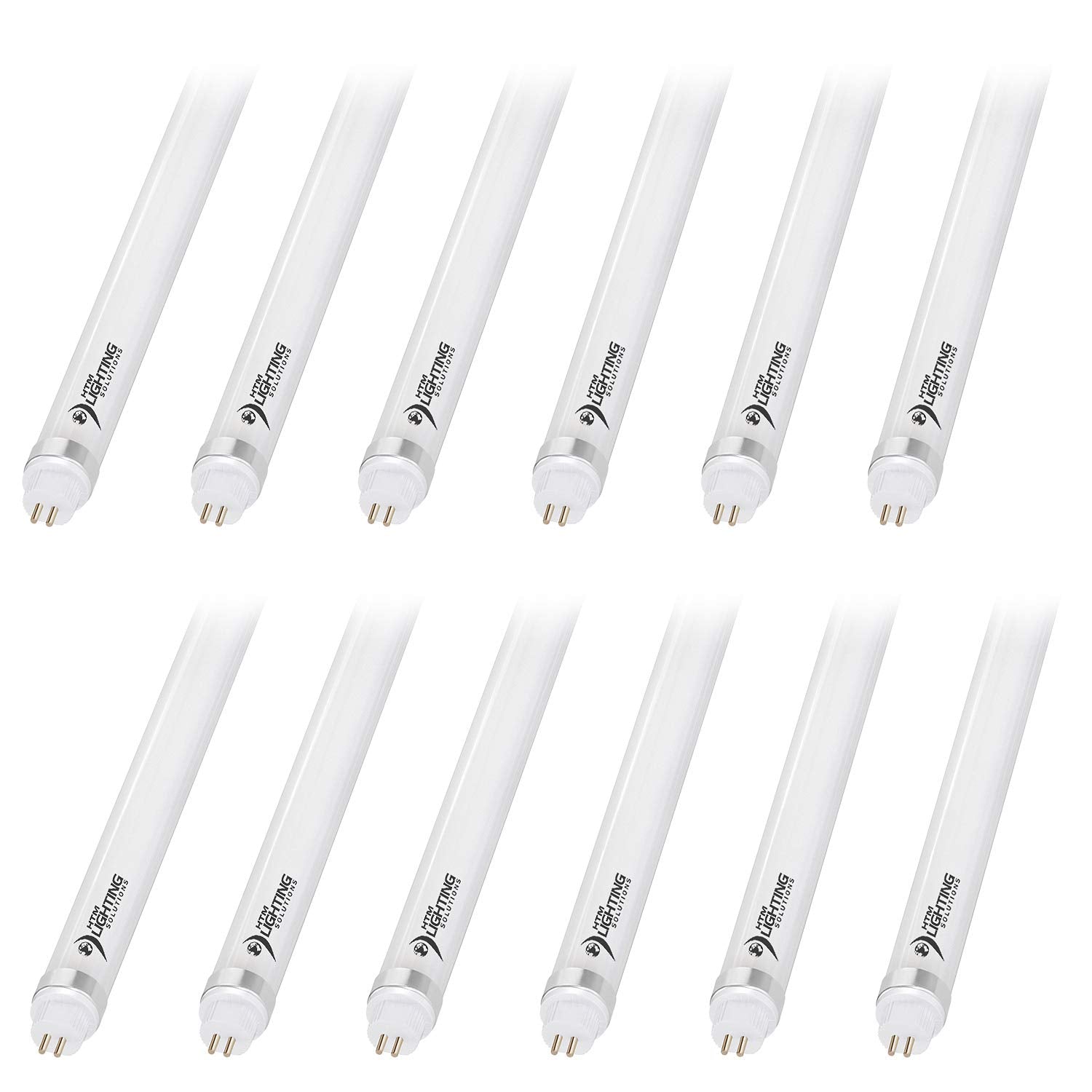 4Ft 24W T5 High Output Led Tube Light, 45.75'', F54T5 Equal, 4000K (Natural White), Frosted Lens, 3300 Lm, G5 Mini Base, 100-277