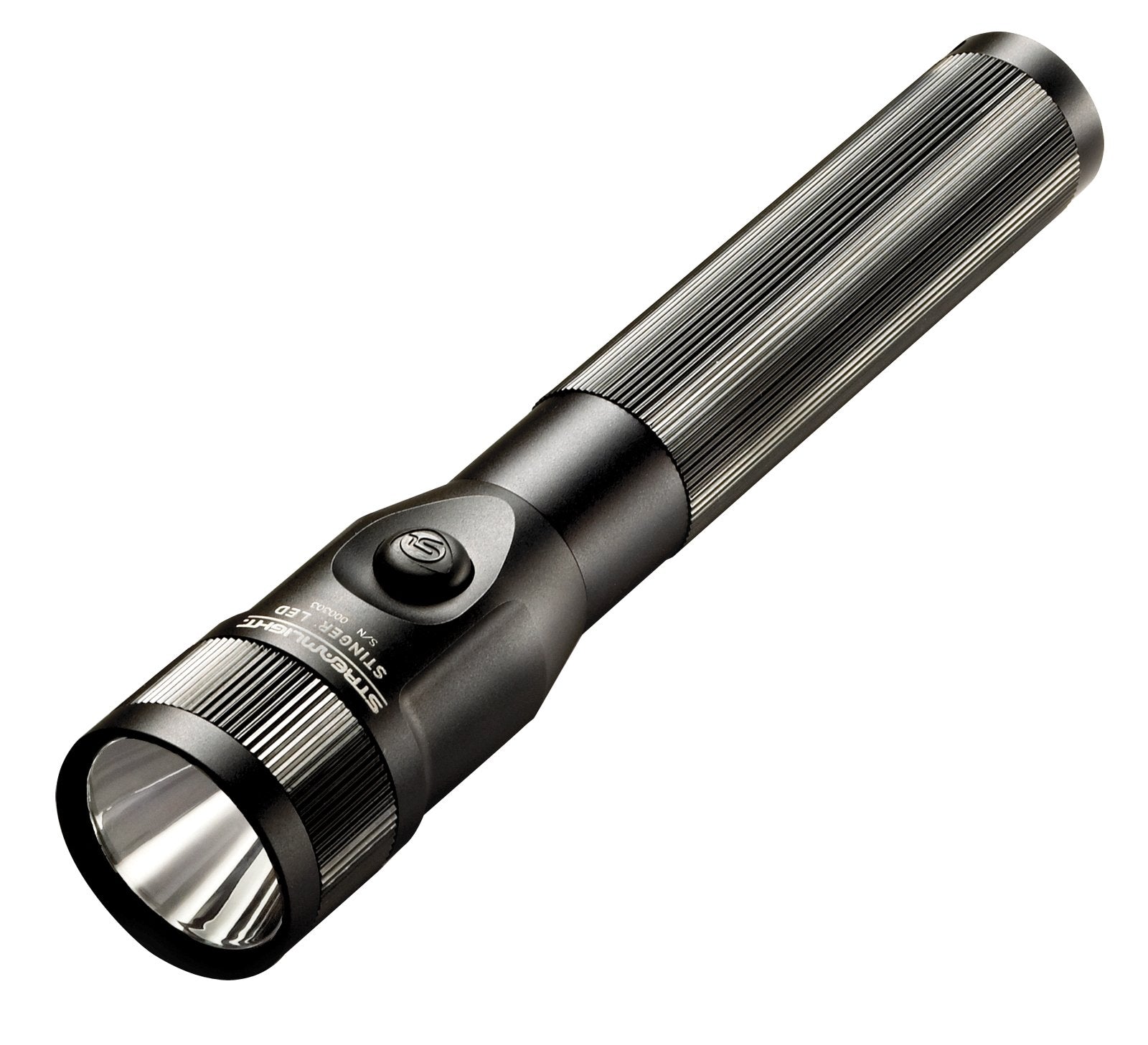 Streamlight Stinger LED Flashlight 425-Lumen Rechargeable Black Aluminum Model 75712 with 12V DC Charger