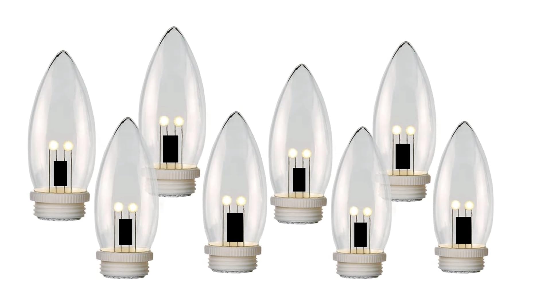 Celestial Lights Replacement Bulbs Multi Pack for Window Candles, Model P-1251, Multi Color, Compatible with Remote Control
