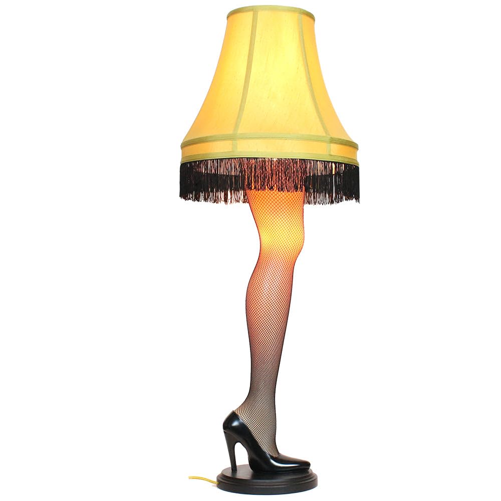 Cleveland Street Novelties 45" Full Size Christmas Leg Lamp, Multicolor - Plastic Leg & Polyester Shade, Model LL-45