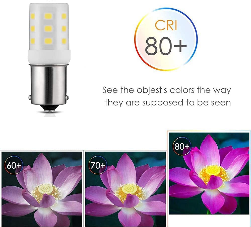 Makergroup 1156 1141 Led Light Bulbs  Weatherproof Ba15S S8 Sc Bayonet Single Contact Base  2W Warm White 2700K-3000K 12V For Outdoor Landscape Deck Driveway Path Lights And Rv Lighting 6Pcs
