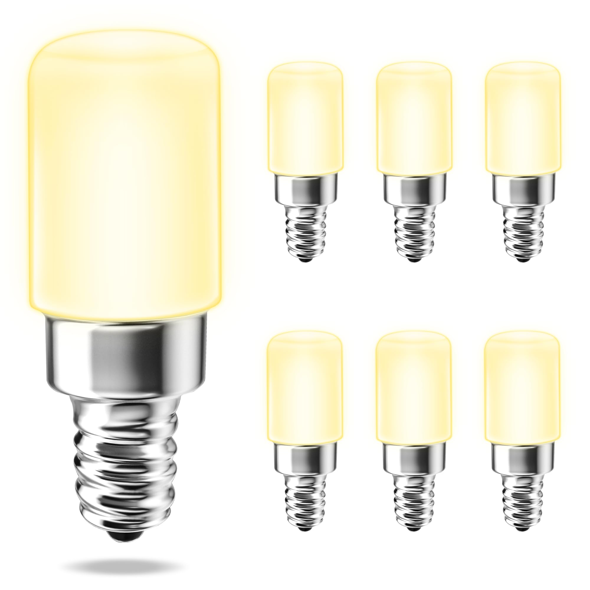 Unilamp 2W E12 Led Night Light Bulb, Mini Type B C7 Light Bulb Equivalent 25W, Warm White 3000K, 120V E12 Edison Screw Led Bulb