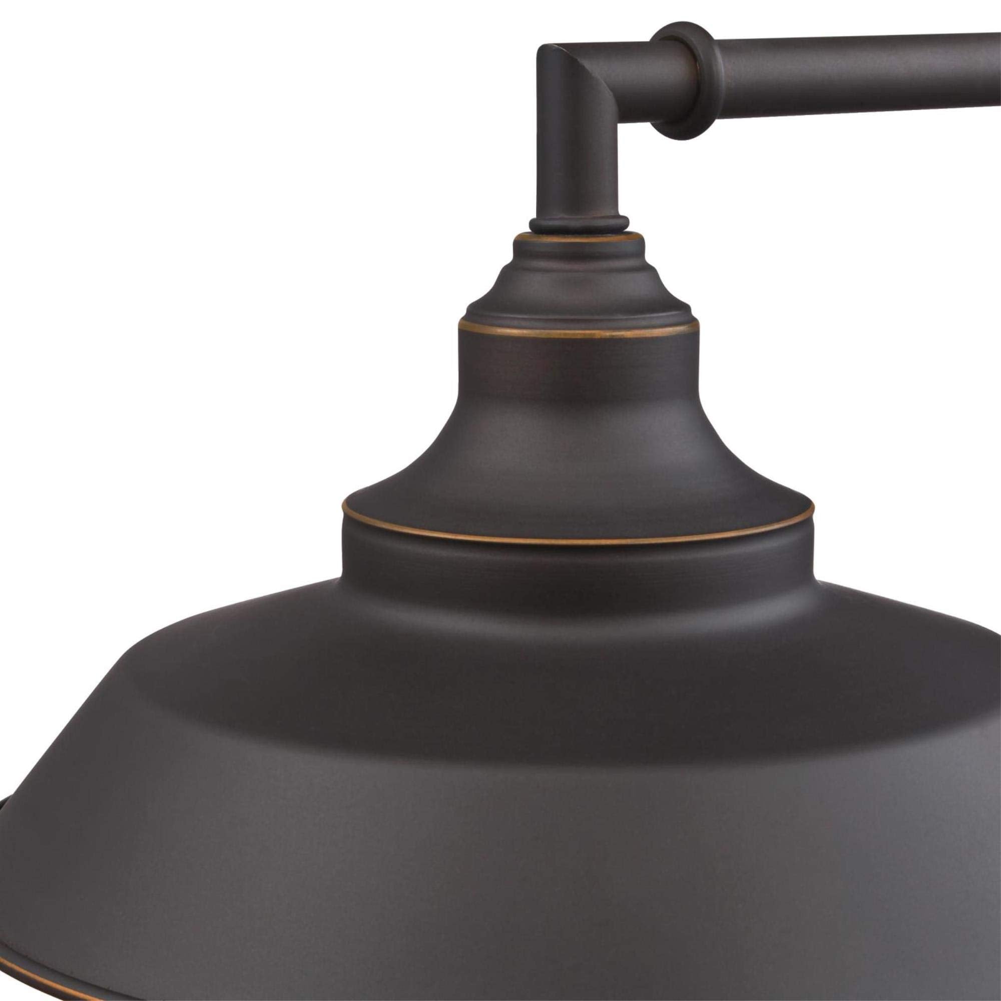 Westinghouse 6344800 One-Light Indoor Finish With Highlights Iron Hill Wall Fixture, 1 Sconce, Oil Rubbed Bronze/Bronze,Black