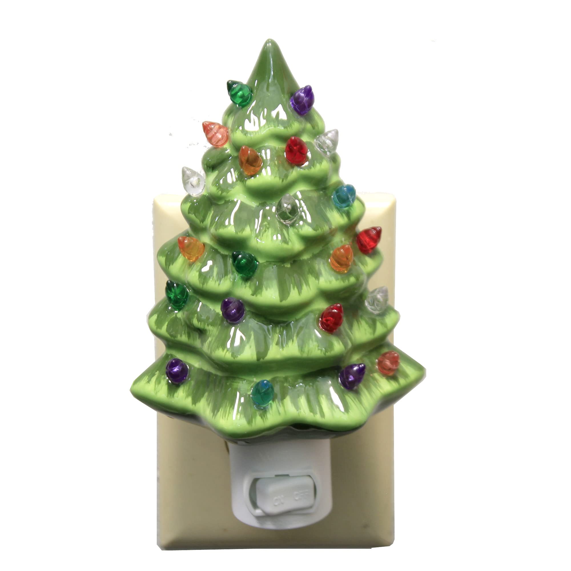 GZ Christmas Tree Night Light Standard Resin Green Model 166721