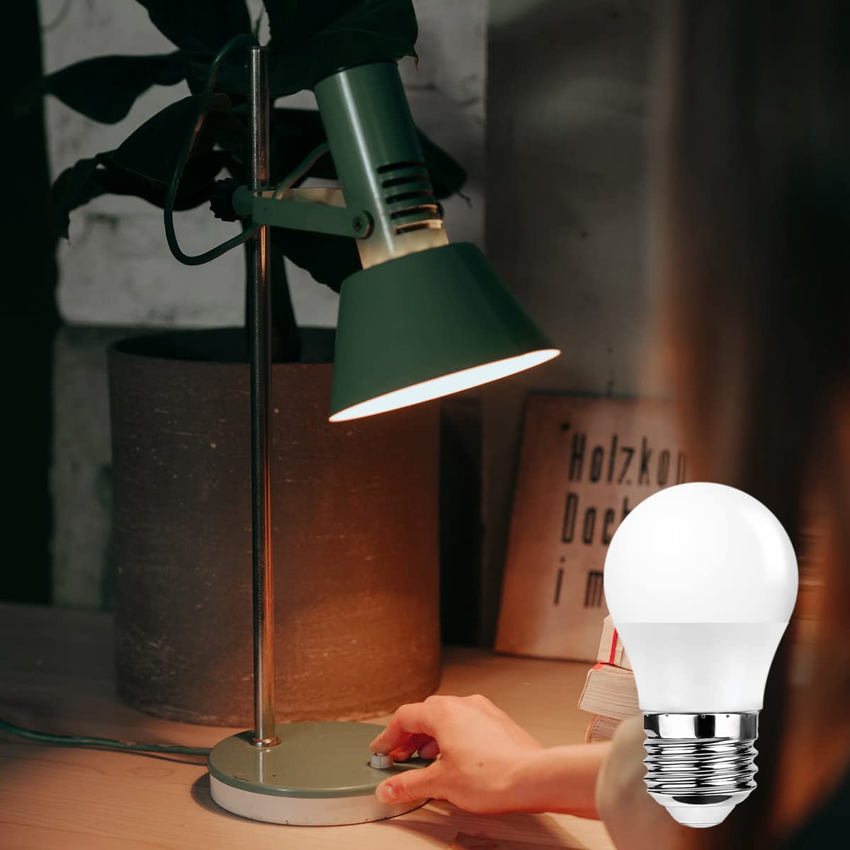 Procrus E26 Small Led Light Bulbs,Led Bulb Light 5 Watt 35W Equivalent, 3000K Warm White Bulb For Ceiling Droplight,House Lighti