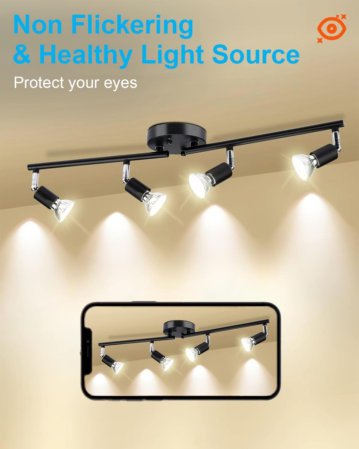 Serbion Gu10 35W Halogen Bulbs - Dimmable Warm White Mr16 Lights (6 Pack) For Candle Warmer, Range Hoods, Track & Recessed Light