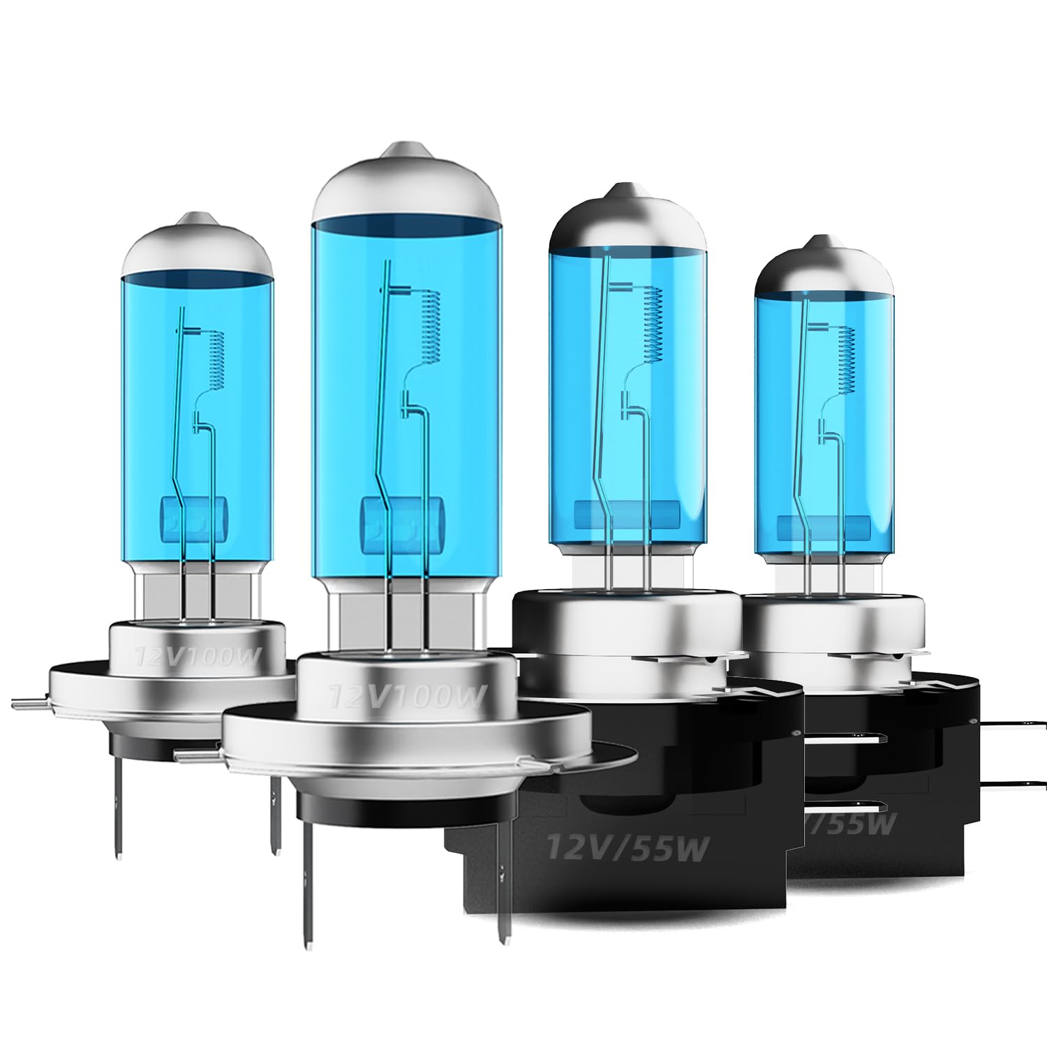 DMEPUGI Light Bulbs Compatible with Kia Sportage 2011-2016 Halogen Headlight Bulbs,H7 High Beam + H11B Low Beam,300% Brightness,