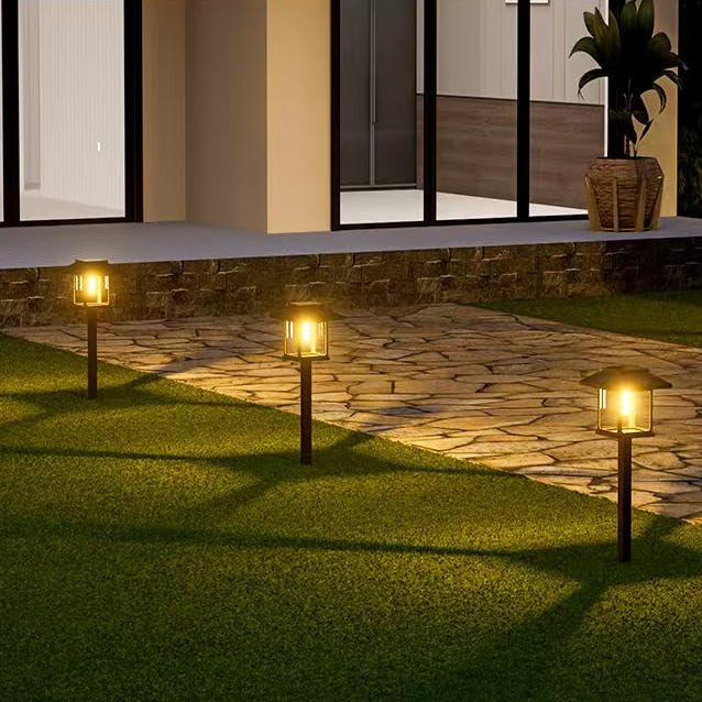 Albelt Solar Pathyway Lights Outdoor, 2 Pack Waterproof Solar Garden Lights with Auto On/Off, Landscape Lighting for Garden, Yar
