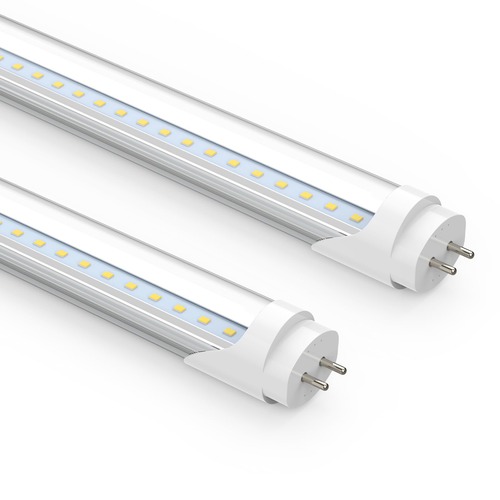 Romwish 36 Inch T8 LED Tube Light  14W(30W Equiv.)  1600LM  5000K Daylight  Type A+B Plug & Play or Ballast Bypass  F25T8 Fluorescent Replacement  Double-Ended Power  Under Cabinet Light  2 Pack