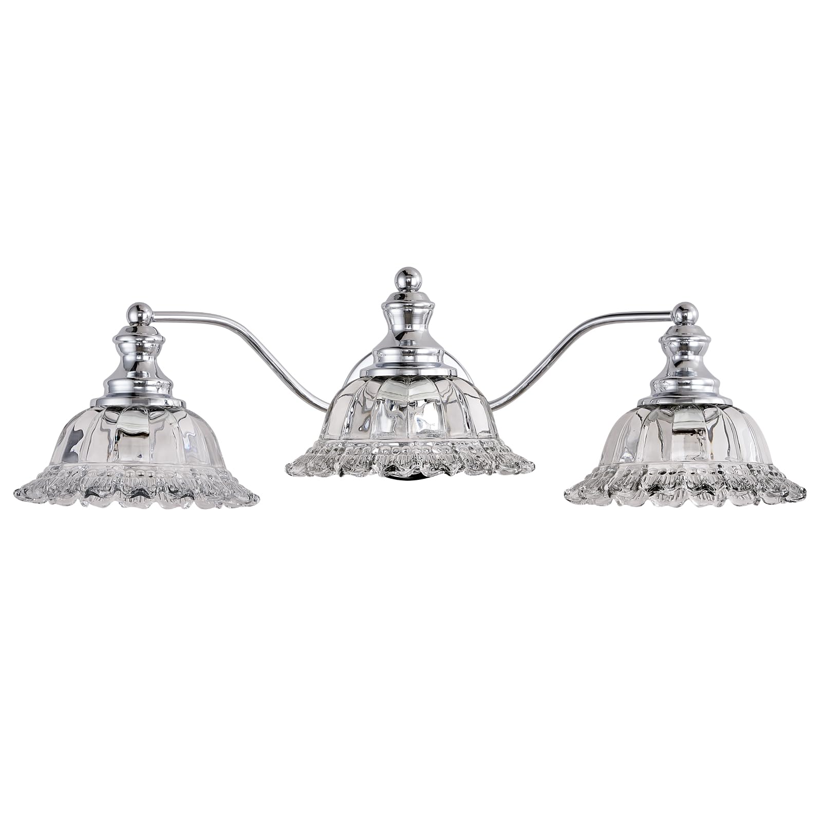 Xiedun Chrome Vanity Light 3 Light Bathroom Lights Vanity Lights For Bathroom Bathroom Light Fixtures